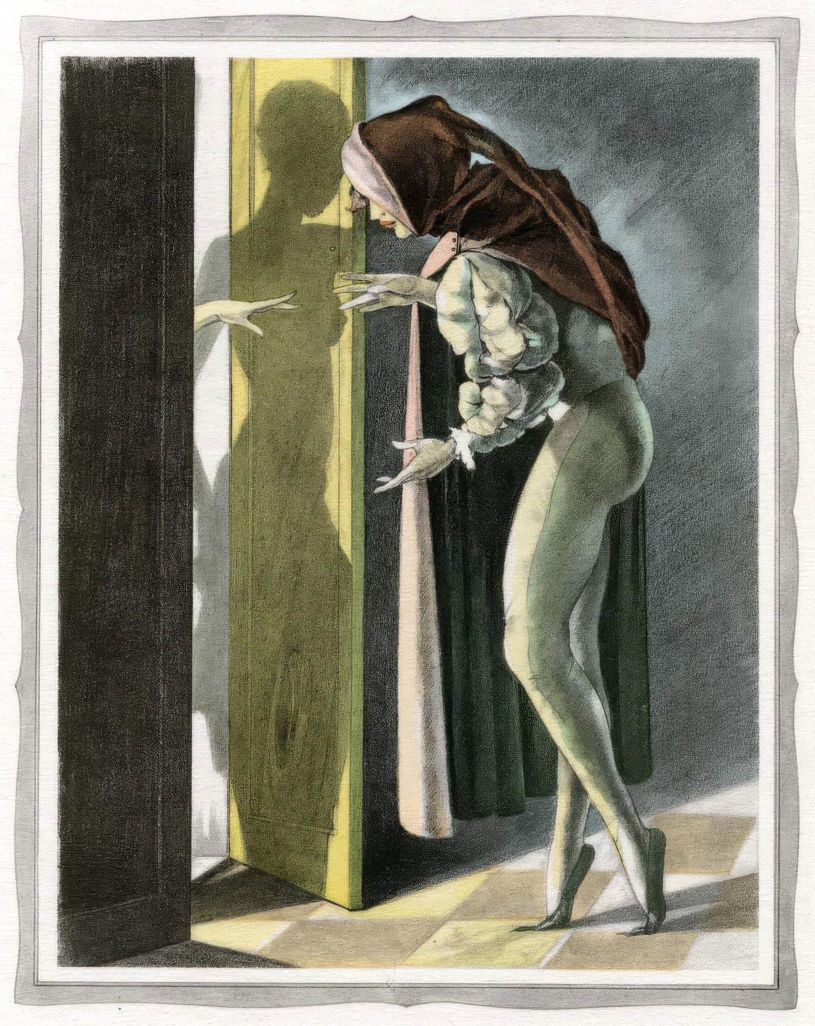 Umberto Brunelleschi, Untitled, from The Tales of Boccaccio, Limited Edition Lithograph and Pochoir, (1 of 4)