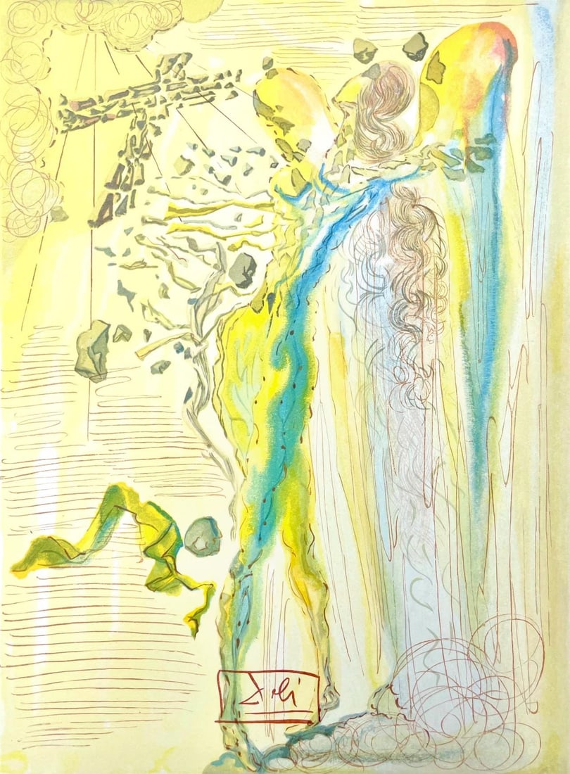Salvador Dali, Paradies XII (Michler/Lopsinger 1039-1138; Field 189-200), Die Gottliche Komodie, (1 of 4)