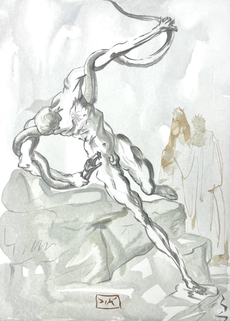 Salvador Dali, Holle XXIV (Michler/Lopsinger 1039-1138; Field 189-200), Die Gottliche Komodie, (1 of 4)