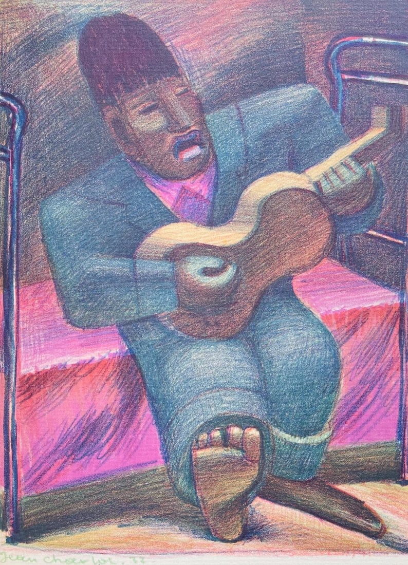 Jean Charlot, Composition, Limited Edition Lithograph (1 of 4)