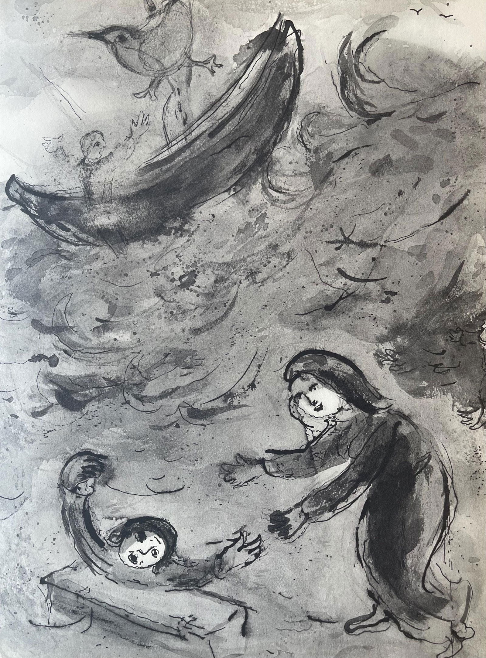 Marc Chagall, Composition, Contes de Boccace, Verve: Revue Artistique et Litteraire, Limited Edition (1 of 4)