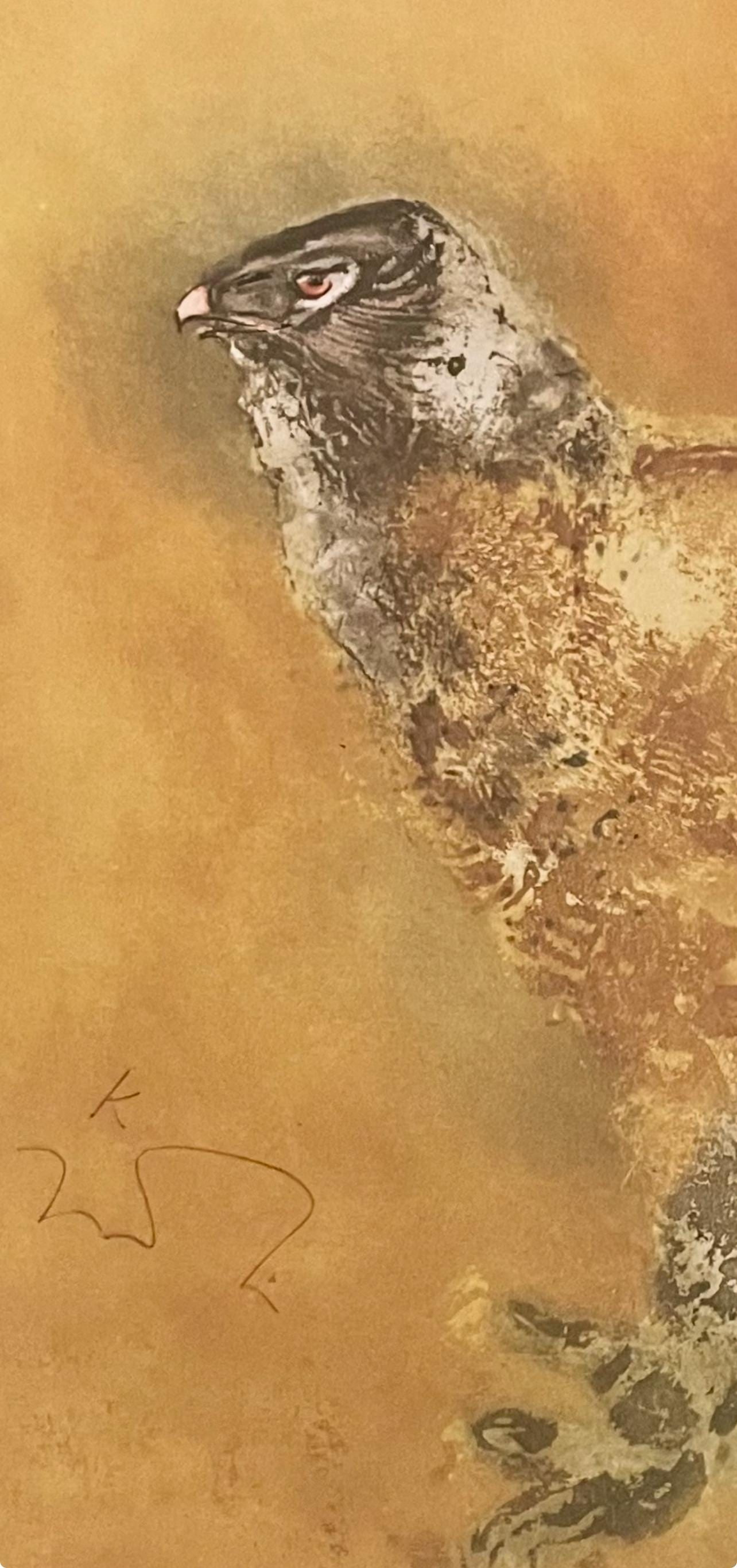 Kaiko Moti, Eagle, Original Edition Offset Lithograph - 4