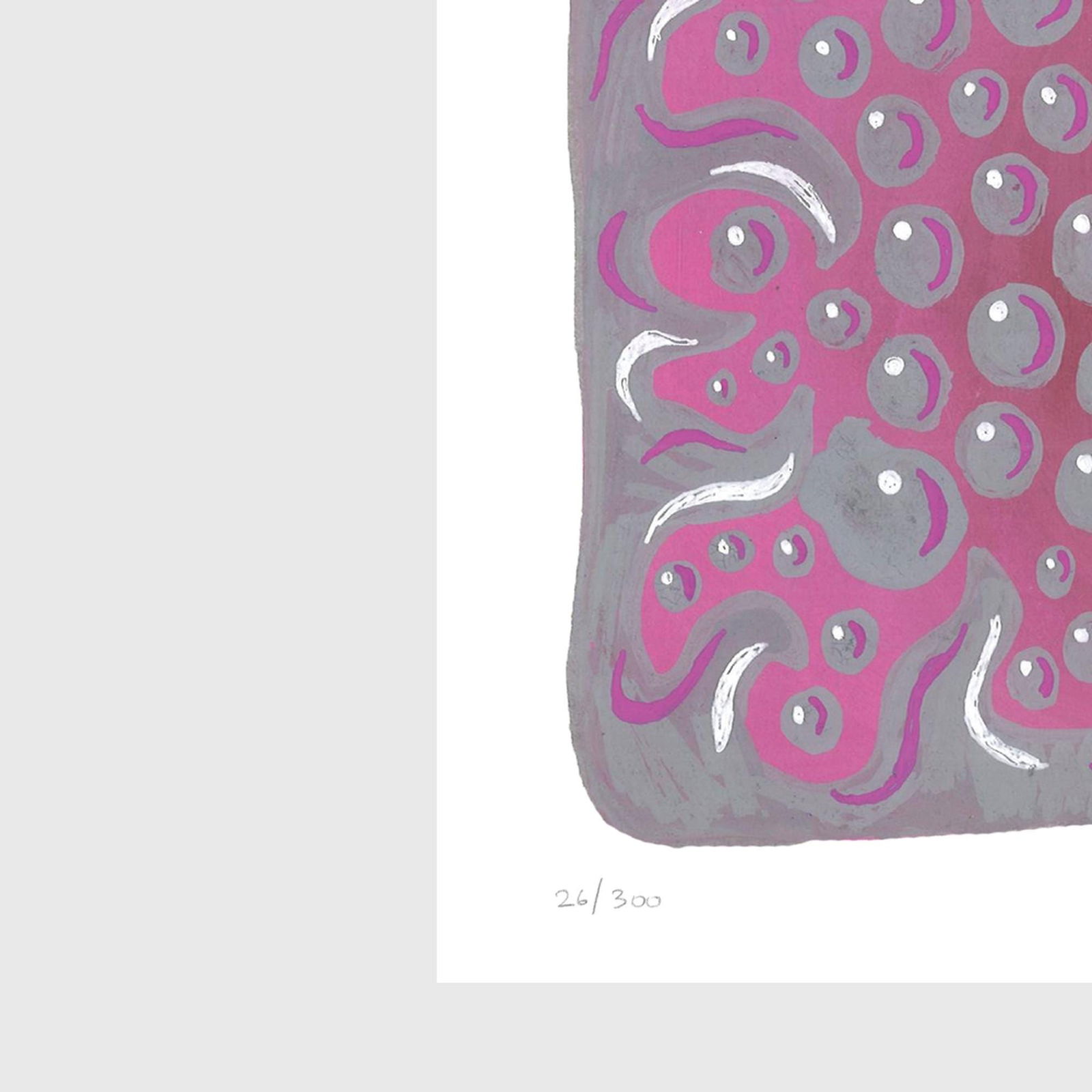 Grey Drops with Dots - 2