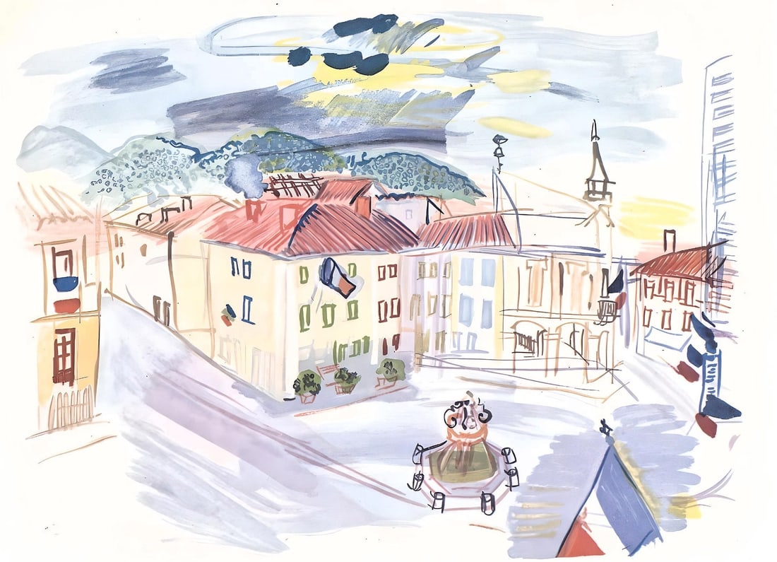 Raoul Dufy, Aspet pavoise, Vacances forcees (1 of 4)