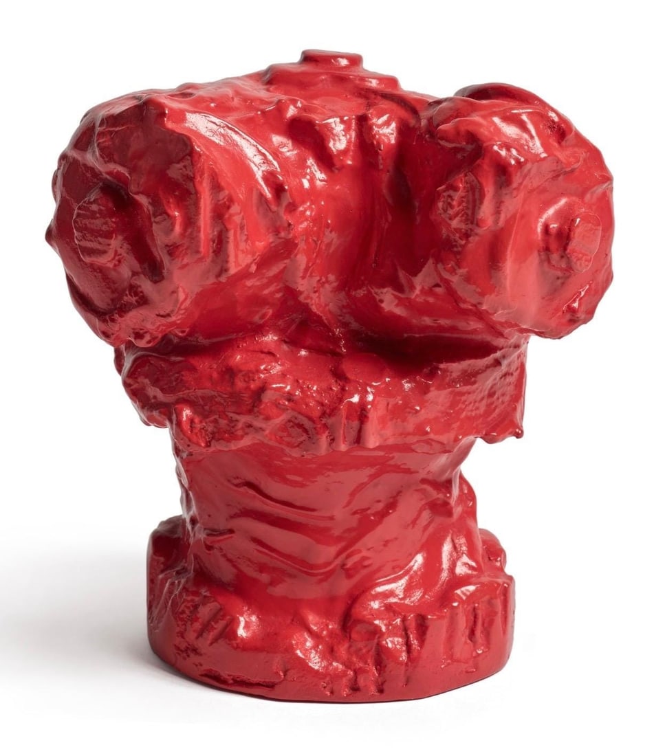 Claes Oldenburg, Fire Plug Souvenir - 'Chicago August 1968' (Platzker 10), Signed, Limited Edition (1 of 4)