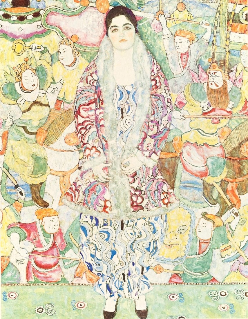 Gustav Klimt, Bildnis Friederike Maria Beer, from Eine Nachlese, Limited Edition Heliogravure and (1 of 4)