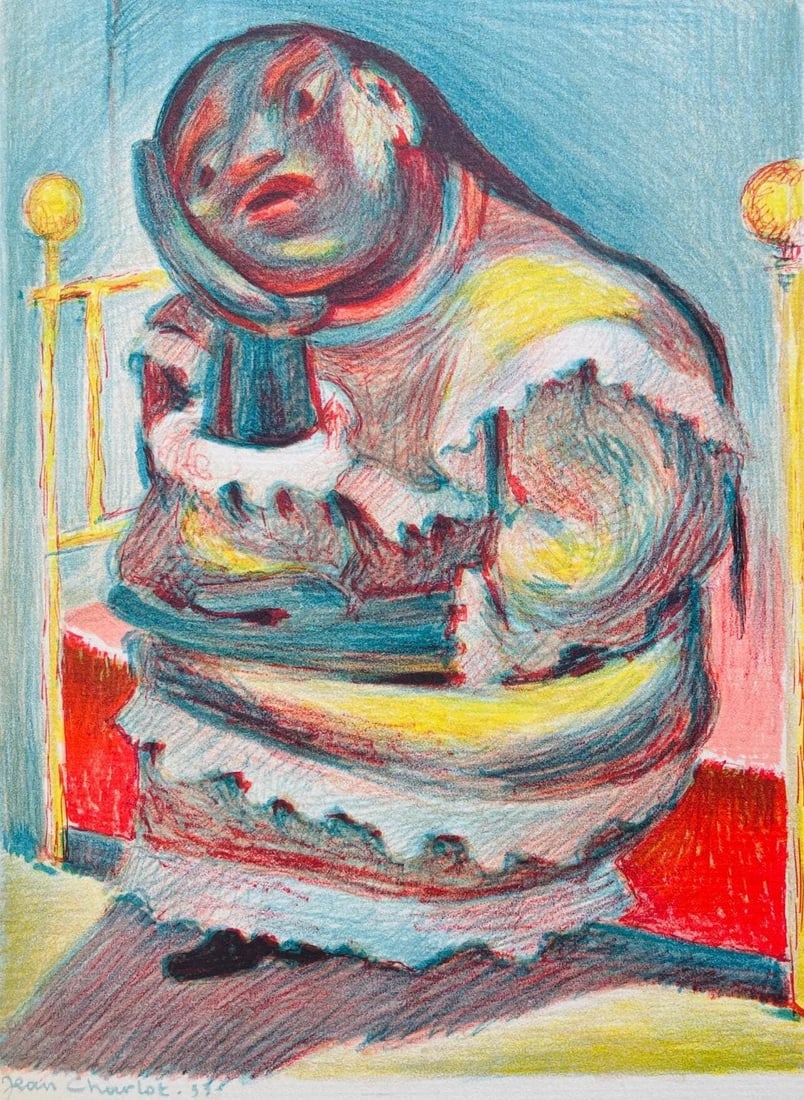 Jean Charlot, Composition, Limited Edition Lithograph (1 of 4)