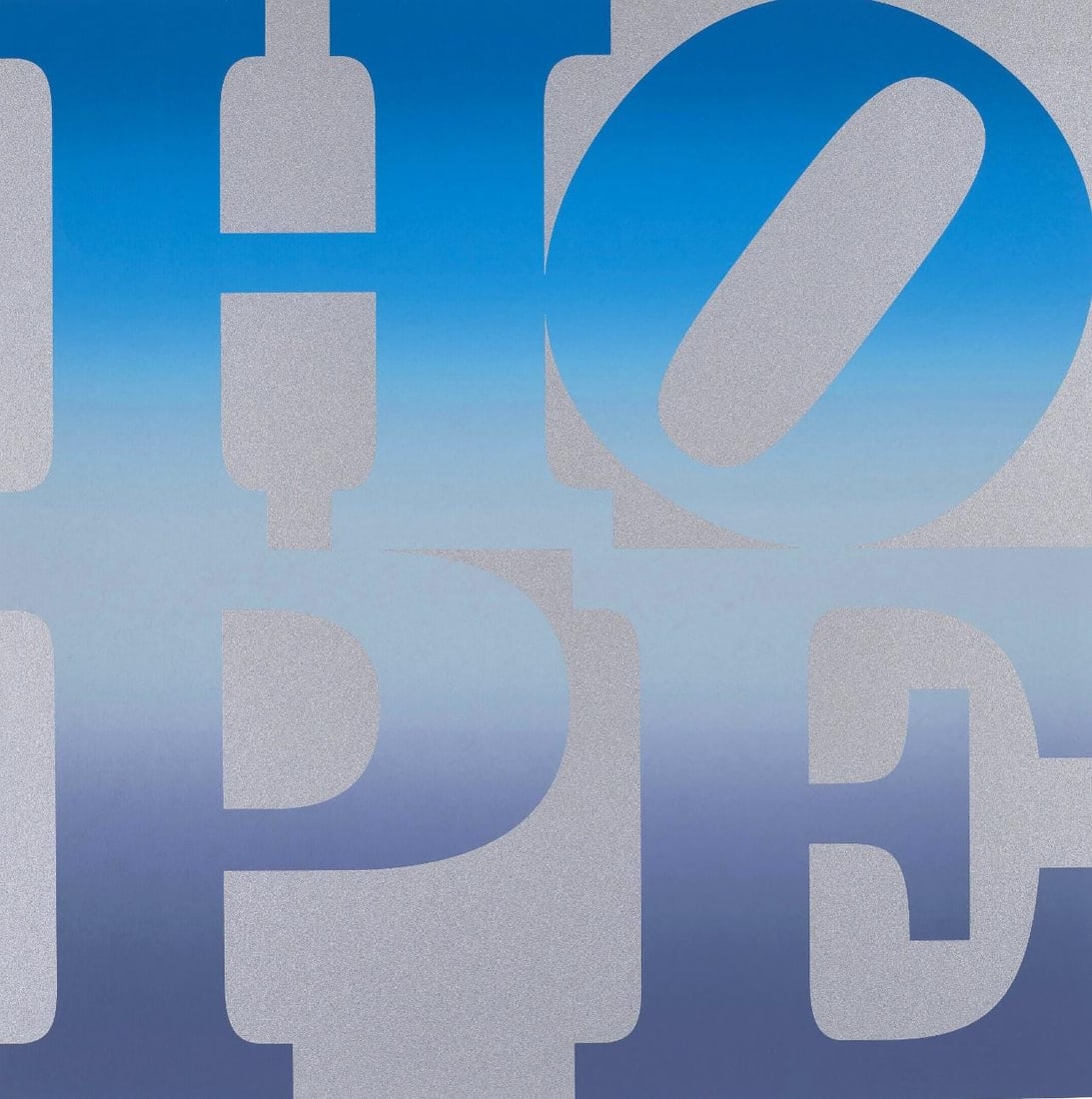 Robert Indiana, Winter, HOPE, Four Seasons of HOPE, Limited Edition Silkscreen (1 of 4)