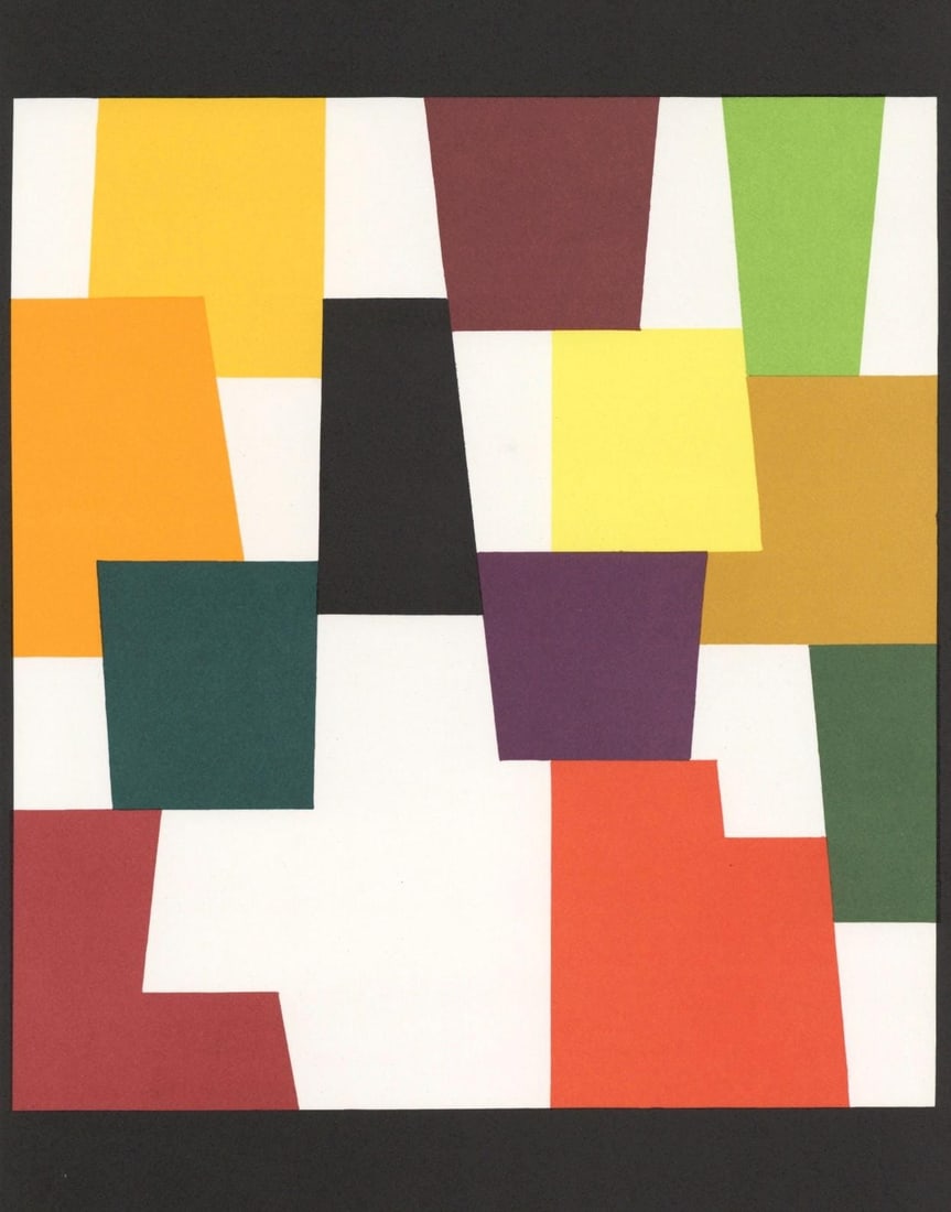 Yaacov Agam, Composition, XXe siecle, Limited Edition Lithograph (1 of 4)