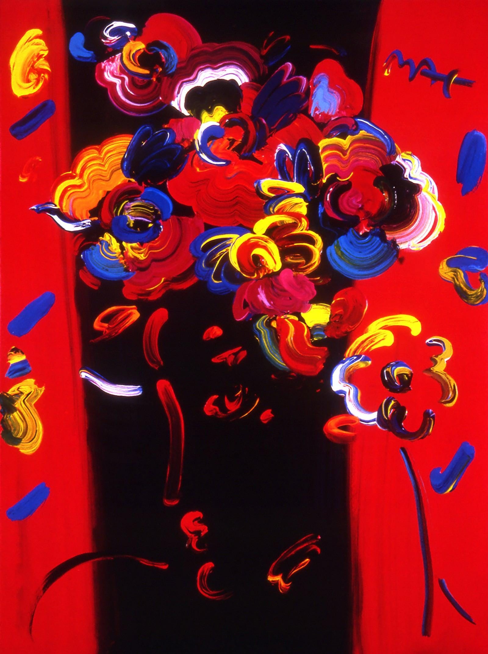 Peter Max, Roseville Profile, 1999, Hand Signed, Official Edition Offset Lithograph (1 of 4)