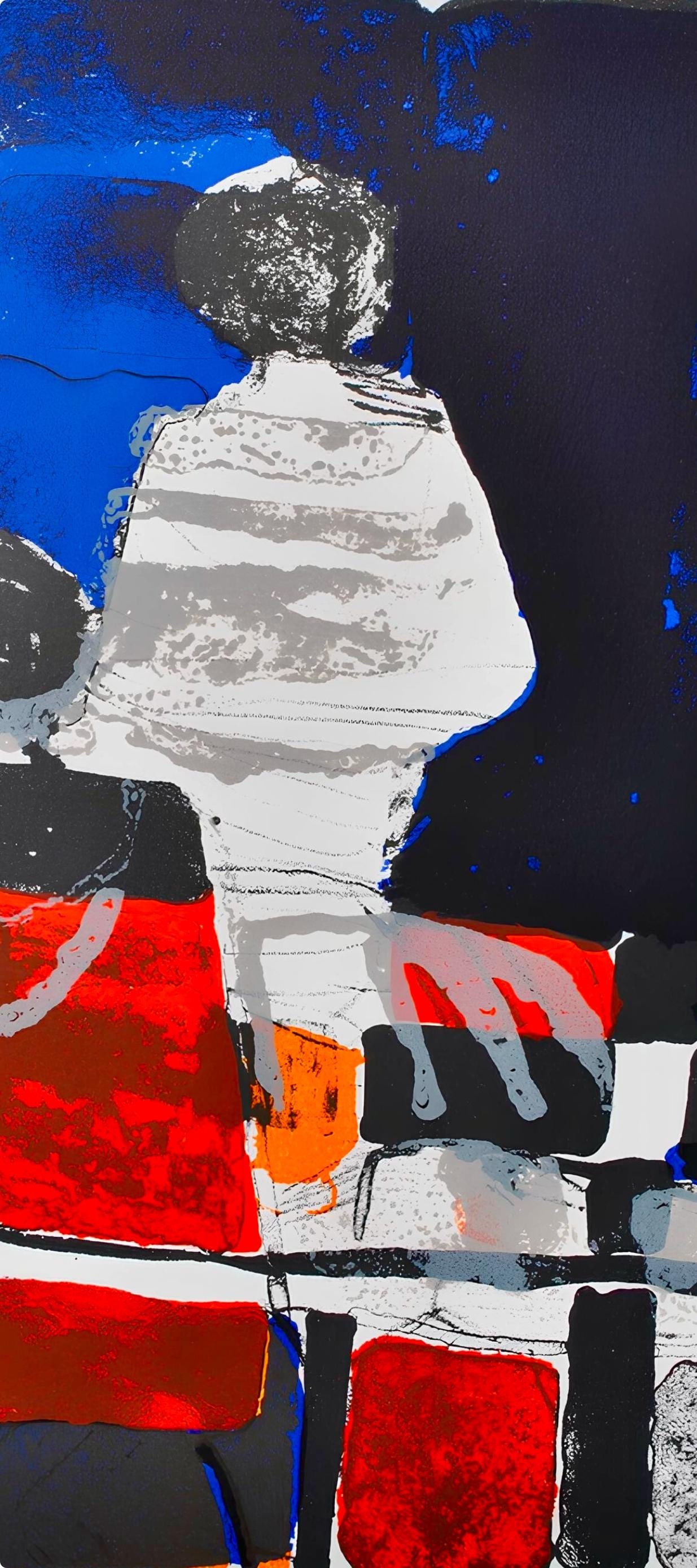 Paul Guiramand, Composition, Œuvres completes d'Albert Camus, Limited Edition Lithograph - 3