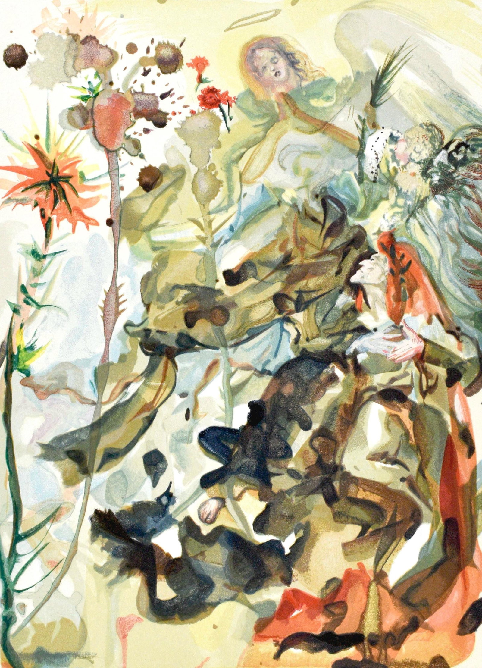 Salvador Dali, Le Paradis XXV (Michler/Lopsinger 1039-1138; Field 189-200), La Divine Comedie, (1 of 4)