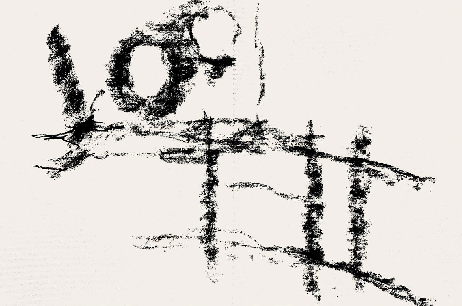 Pierre Tal-Coat, Composition, Derriere le miroir, Limited Edition Lithograph: Lithograph on velin paper. Paper size: 15 x 22 inches. Excellent condition, with centerfold, as issued. Inscription: Unsigned and unnumbered, as issued. Notes: From Derriere le miroir, N deg 131, 1962