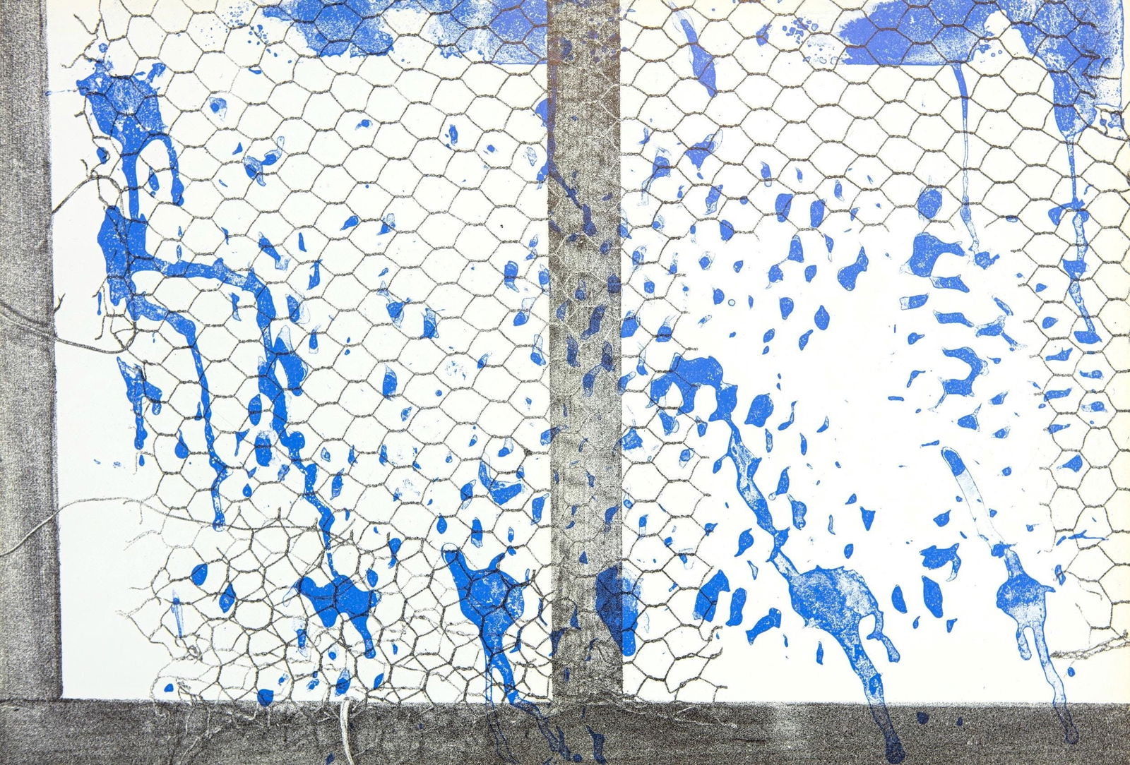 Paul Rebeyrolle, Composition, Derriere le miroir, Limited Edition Lithograph: Lithograph on velin paper. Paper size: 15 x 22 inches. Excellent condition, with centerfold, as issued. Inscription: Unsigned and unnumbered, as issued. Notes: From Derriere le miroir, N deg 202, 1973