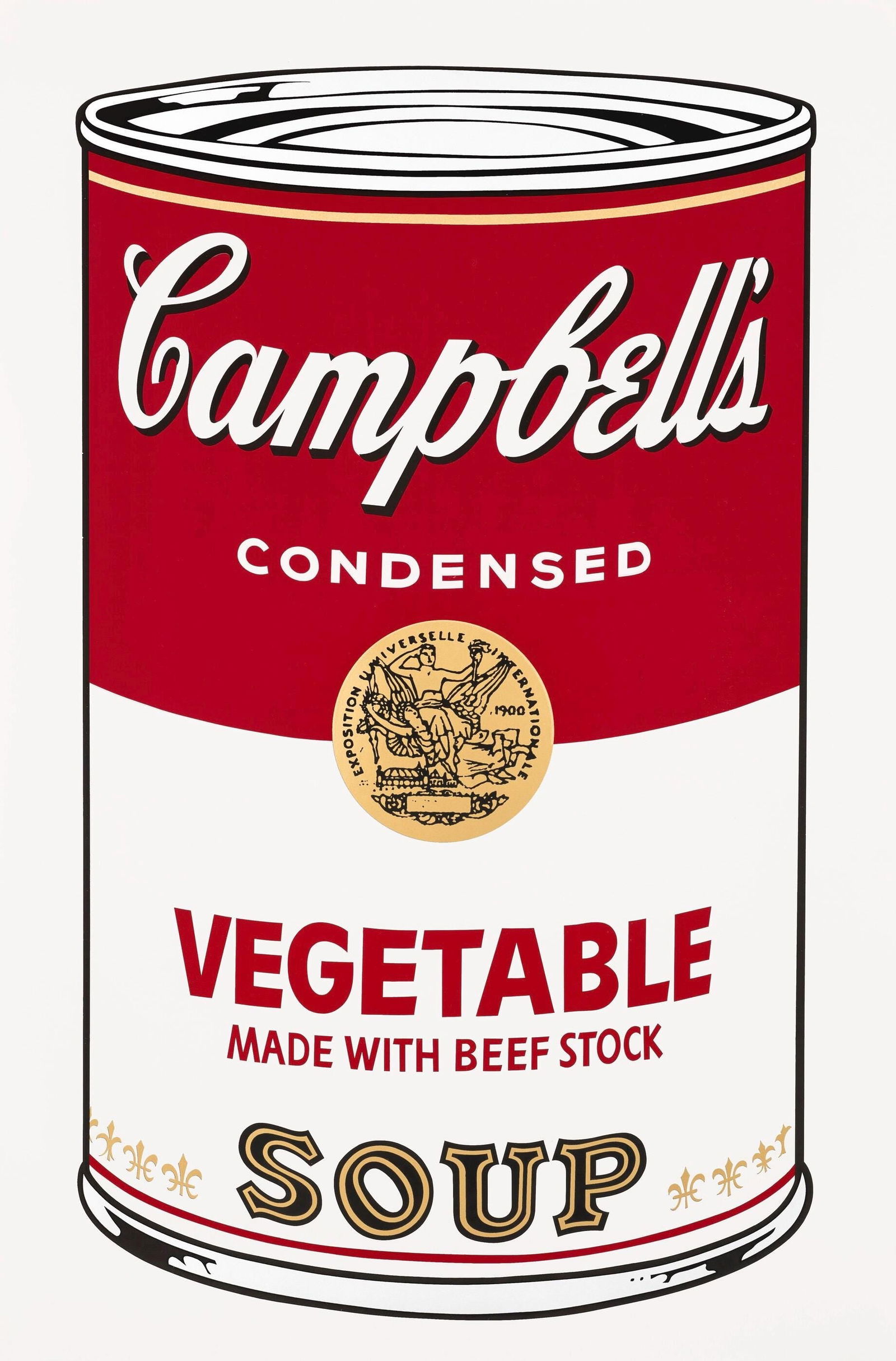 Andy Warhol, Campbell's Soup, Vegetable, Official Edition, Sunday B. Morning, Silkscreen (1 of 4)