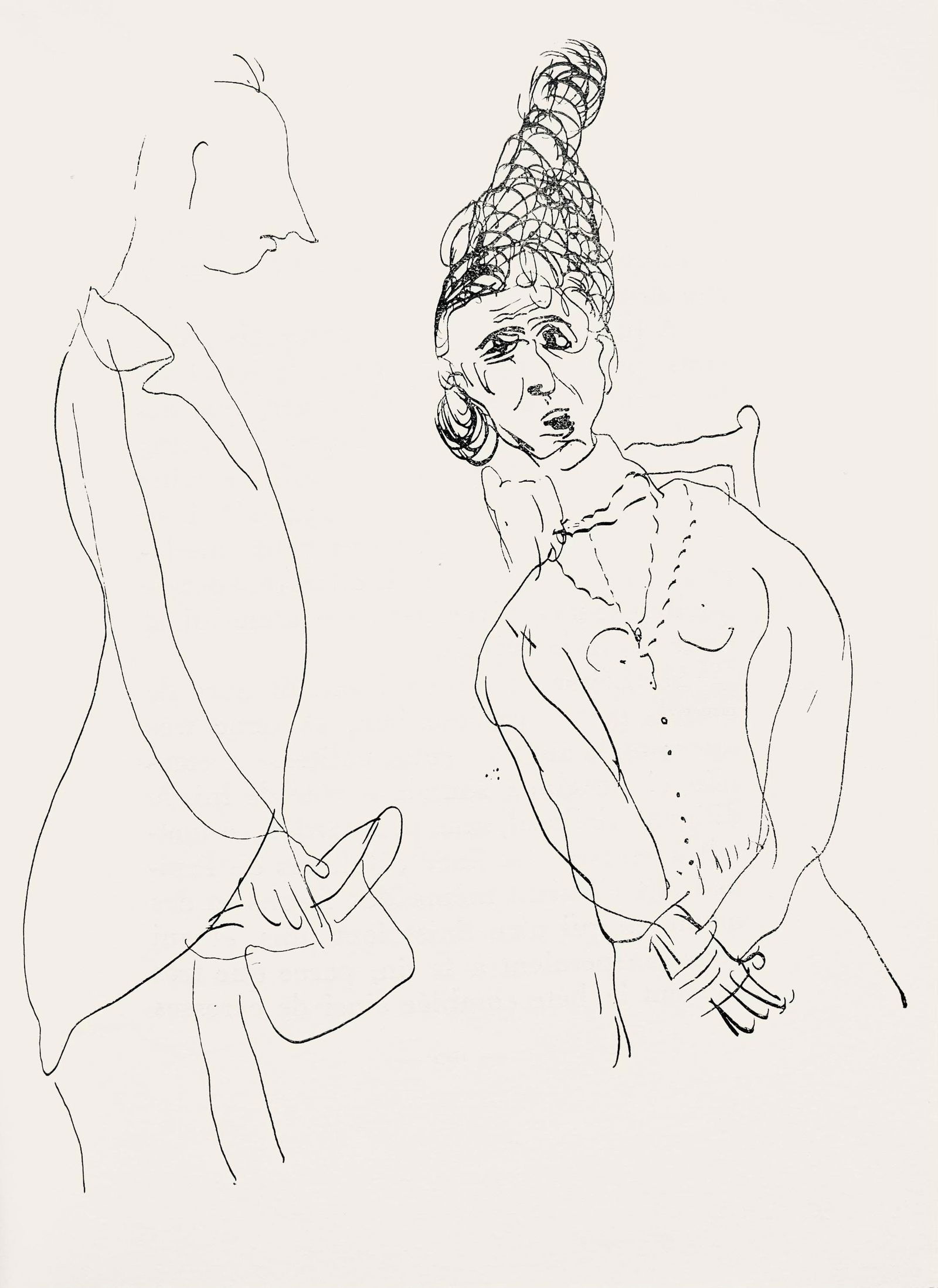 Marc Chagall, Composition, Suite Provinciale avec 92 dessins inedits de Marc Chagall, Limited: Lithograph on velin de Rives paper. Unsigned and unnumbered, as issued. Paper Size: 9.75 x 7.5 inches. Excellent condition, with text on verso, as issued. Notes: From the album, Suite Provinciale avec