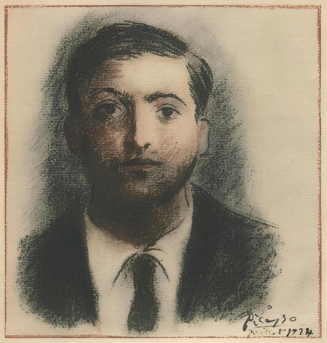 Pablo Picasso, Composition (Horodisch C16), Sources du vent 1915-1929, Limited Edition Lithograph: Lithograph on velin pur fil Lafuma Navarre paper. Paper size: 10.039 x 7.68 inches. Excellent condition. Unsigned and unnumbered, as issued. Notes: From the volume, Sources du vent 1915-1929, avec un