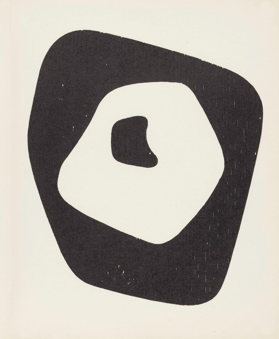 Hans Jean Arp, Composition (Arntz 148-175; Hagenbach A 25; Bolliger 54), Dreams and Projects, (1 of 4)