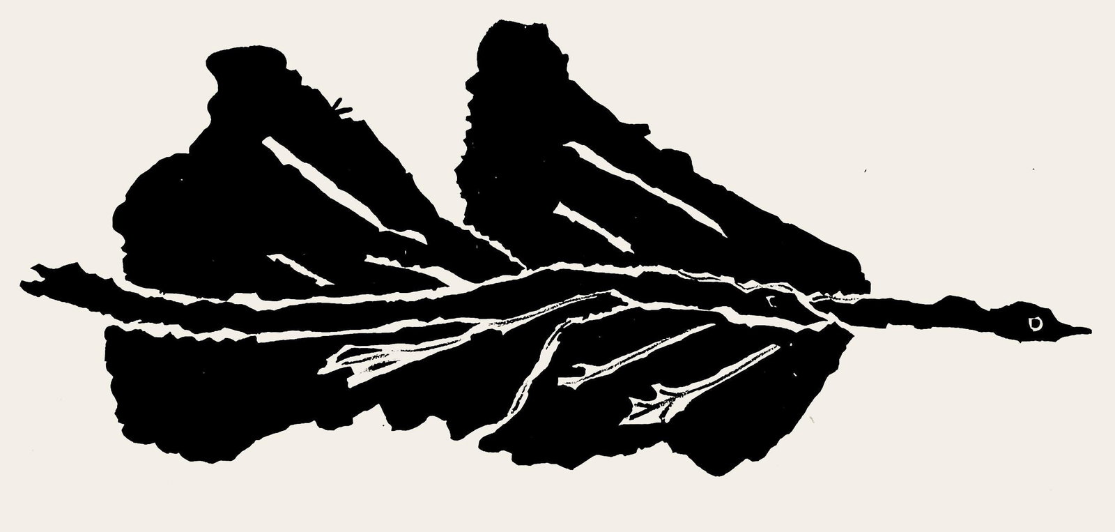 Georges Braque, Composition, Derriere le miroir, Limited Edition Lithograph: Lithograph on velin paper. Paper size: 15 x 11 inches. Excellent condition. Inscription: Unsigned and unnumbered, as issued. Notes: From Derriere le miroir, N deg 121-122, 1960. Published by Aime Maeg