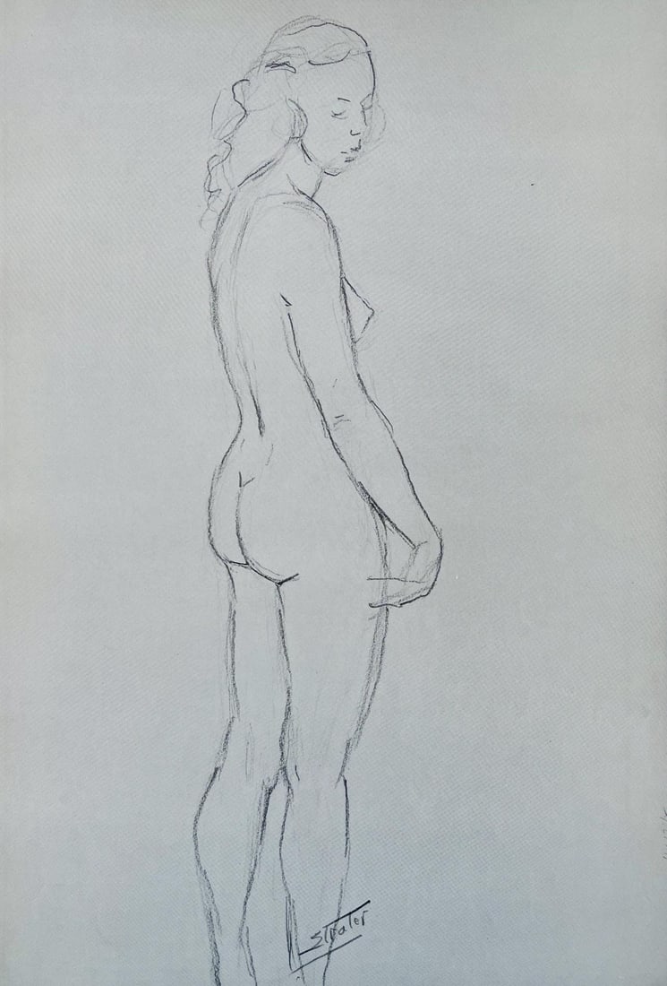 Henry Strater, Composition, 24 Drawings by Henry Strater, Limited Edition Lithograph (1 of 4)