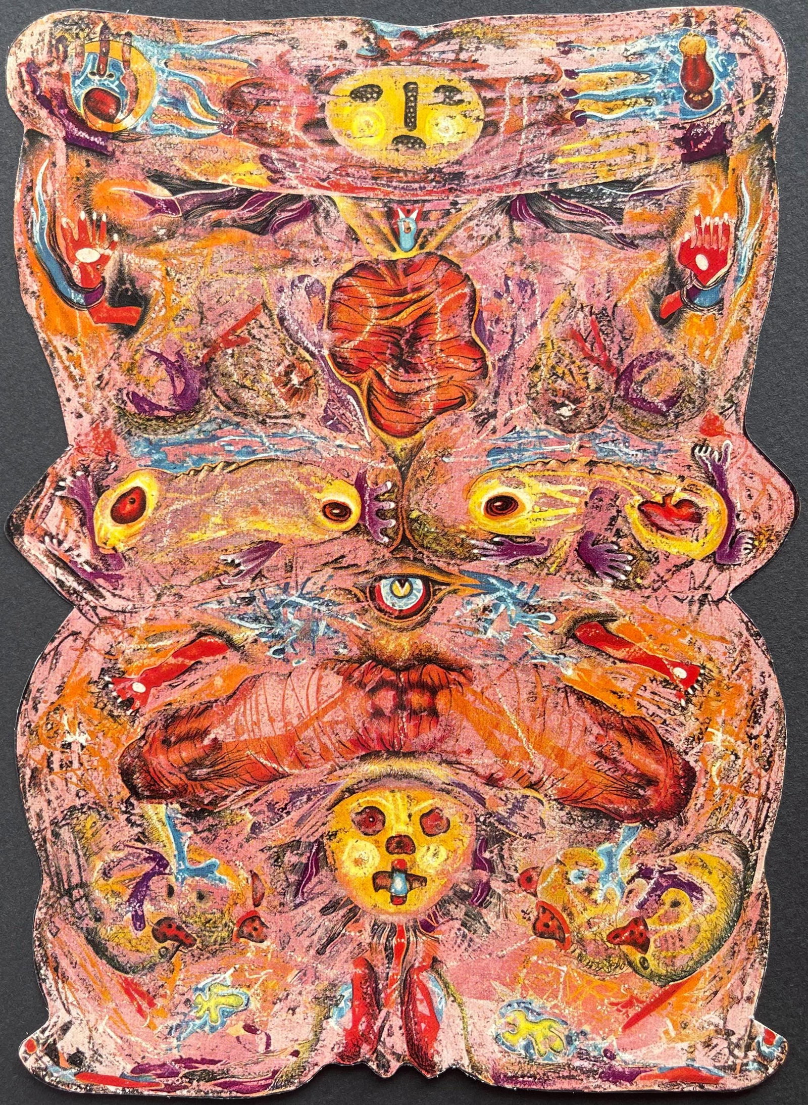 Alfonso Ossorio, Composition, Peintures initiatiques d'Alfonso Ossorio, Limited Edition Collotype (1 of 4)