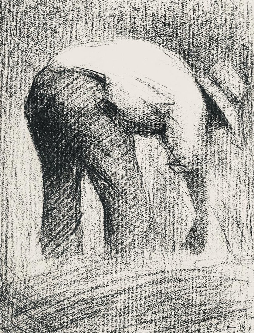 Georges Seurat, Le moissonneur, Seurat, Limited Edition Lithograph (1 of 4)