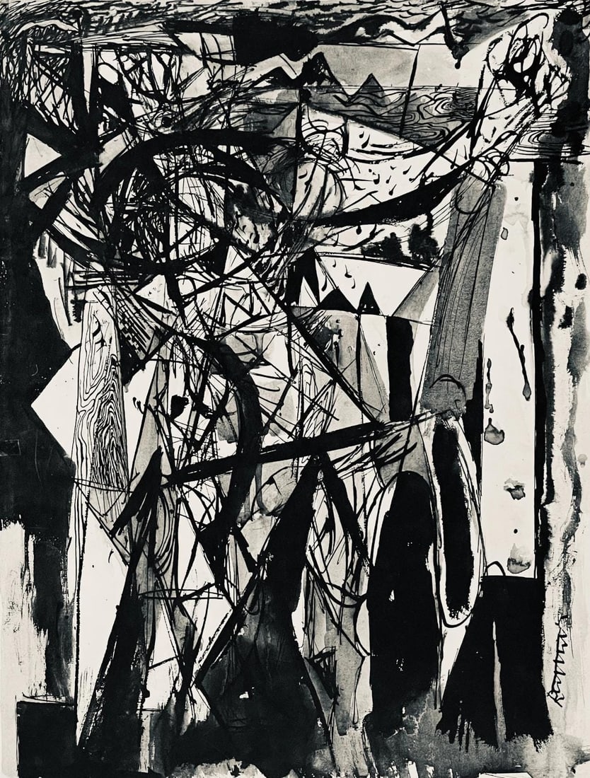 Abraham Rattner, Crucifixion, Limited Edition Lithograph (1 of 4)