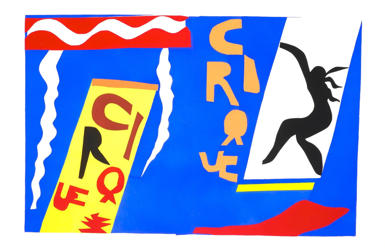 Henri Matisse, Le Cirque, Jazz, Special Edition for MoMA, Limited Edition Heliogravure: Heliogravure on velin paper. Paper Size: 15 x 22.5 inches, with centerfold, as issued. Inscription: Unsigned and unnumbered, as issued. Condition: Very good/excellent, consistent with age. Notes: From