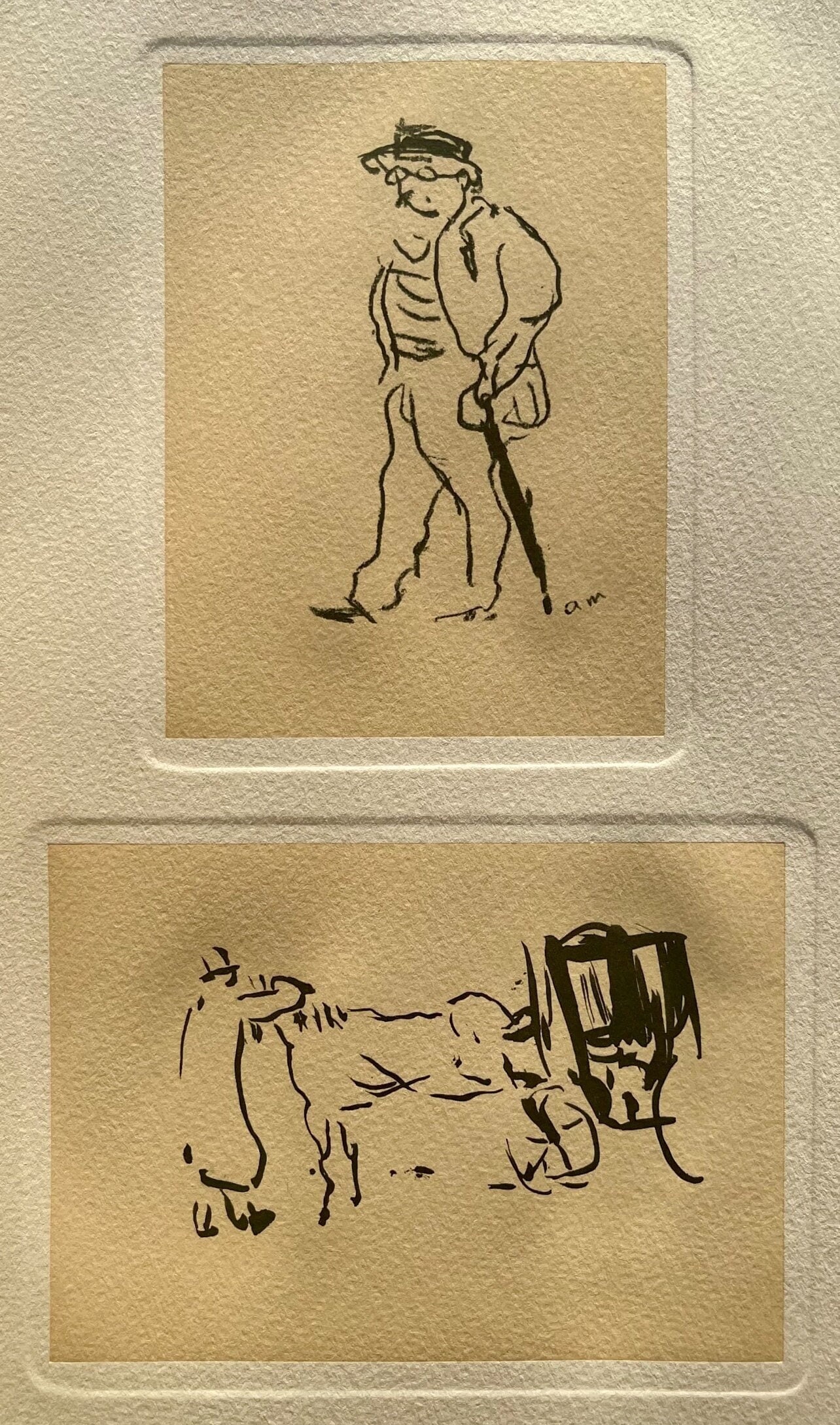 Albert Marquet, Croquis parisiens, Marquet, Limited Edition Lithograph (1 of 4)