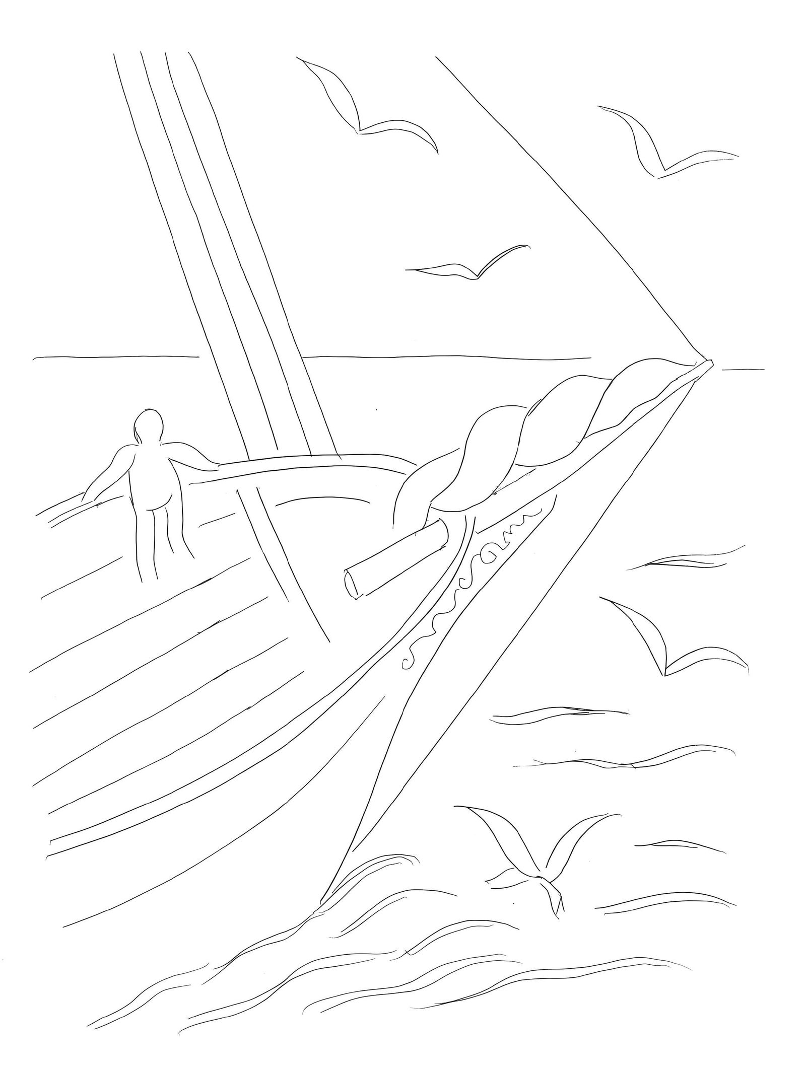 Henri Matisse, L'Azur, Poesies de Stephane Mallarme, Limited Edition Lithograph: Lithograph on velin papier bouffant des Papeteries de Casteljaloux paper. Paper Size: 11.02 x 8.46 inches. Inscription: Unsigned and unnumbered, as issued. Condition: Very good/excellent, consistent