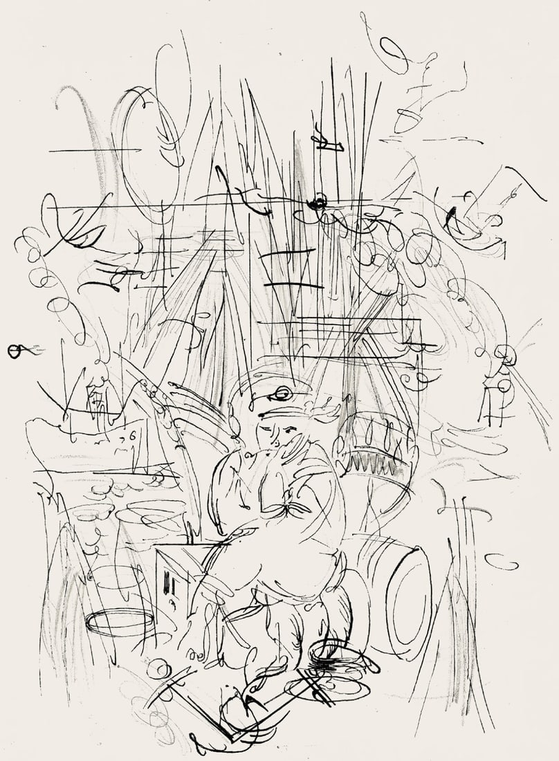 Raoul Dufy, Composition, Les Cotes Normandes, Limited Edition Lithograph (1 of 4)