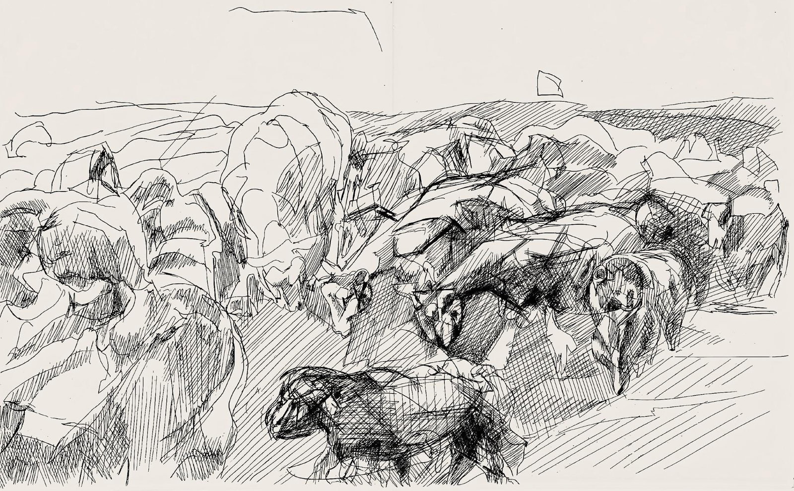 Jacques Villon, Composition (Ginestet/Pouillon 42-64), Hesiode, Les Travaux et les Jours, Limited (1 of 4)