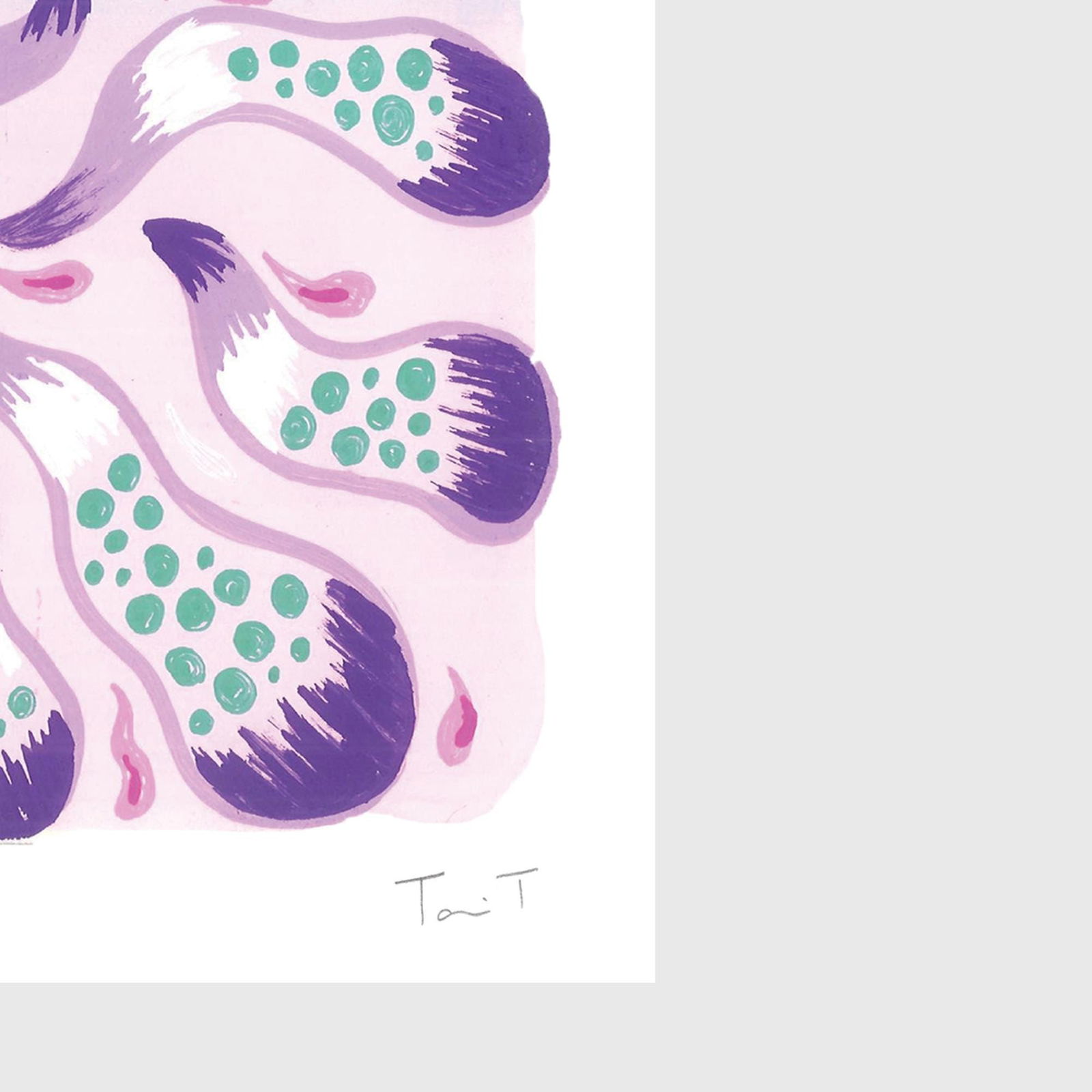 Pastel Drops with Dots - 3