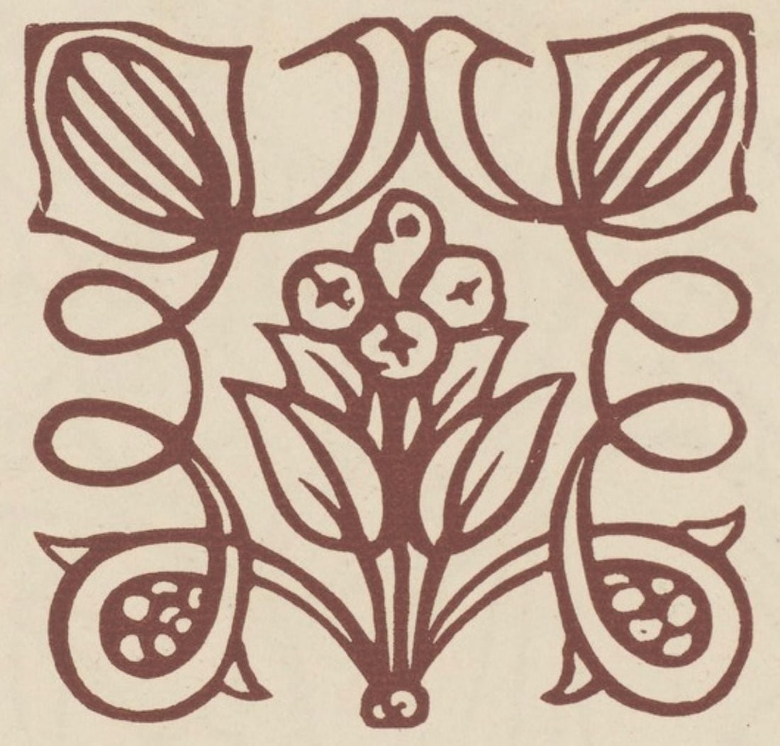 Emile Bernard, Composition (Morane, No. 100), Les Petites Fleurs de St. Francoise, Limited Edition (1 of 4)