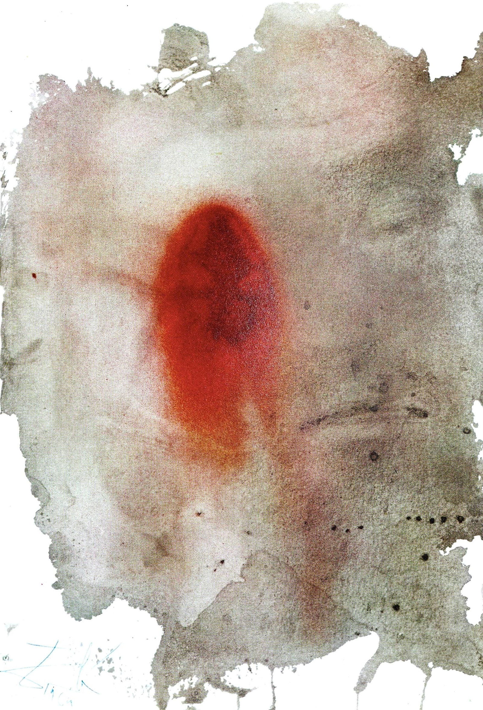 Salvador Dali, Composition (Michler/Lopsinger 1600; Field 69-3), Biblia Sacra, Limited Edition: Lithograph in colors on velin Fabriano charta ex meris pannis "ab alveo" manu fabricata, perlucidis figuris intexta paper. Paper size: 19 x 13.75 inches. Inscription: Signed in the plate and