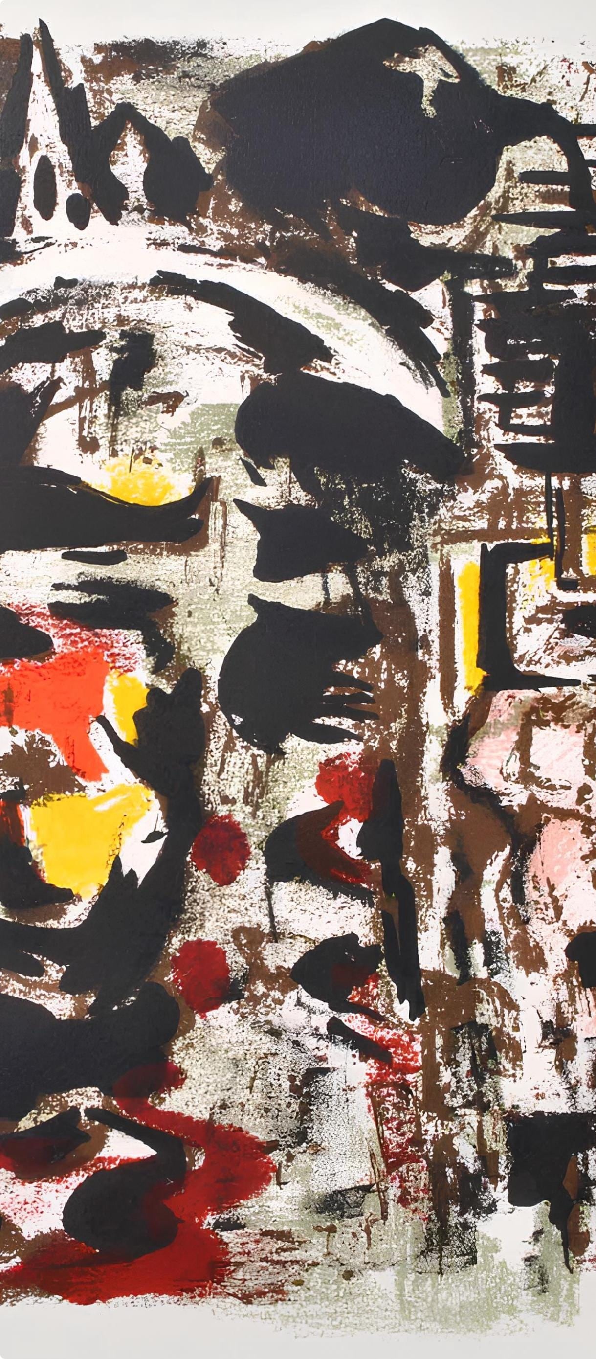 Alexandre Garbell, Composition, Œuvres completes d'Albert Camus, Limited Edition Lithograph - 3