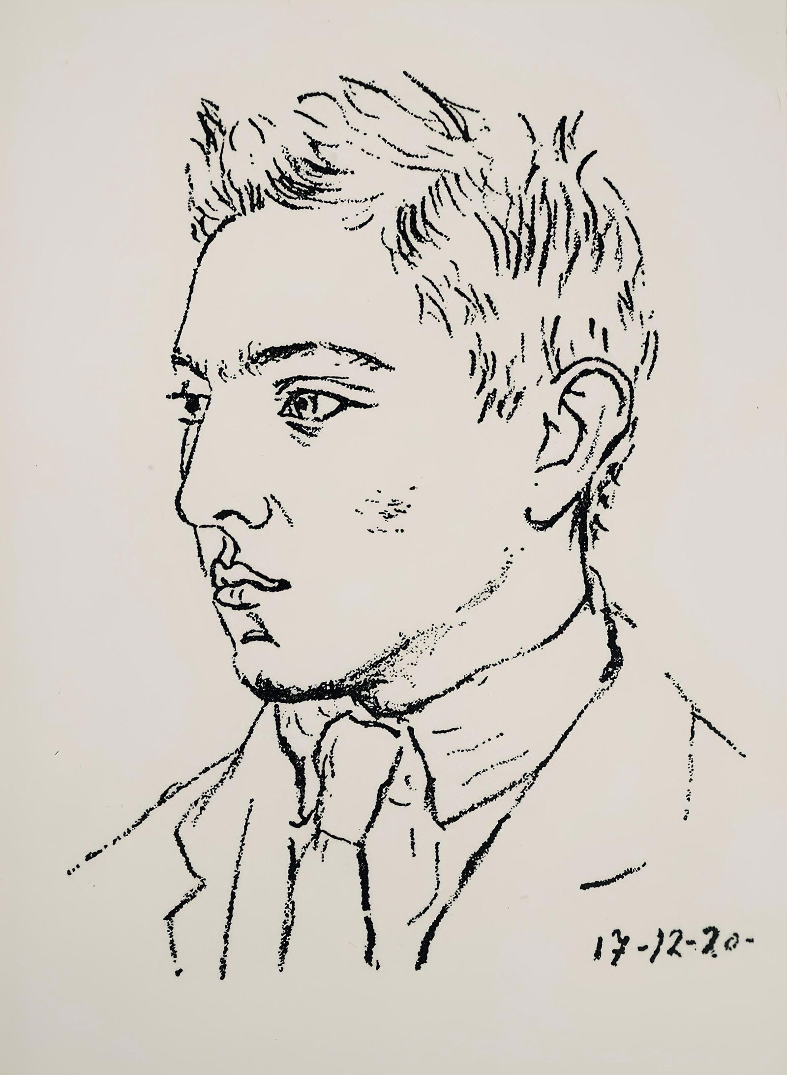 Pablo Picasso, Composition (Bloch 38; Cramer 13), Les Joues en feu, poemes, Limited Edition (1 of 4)