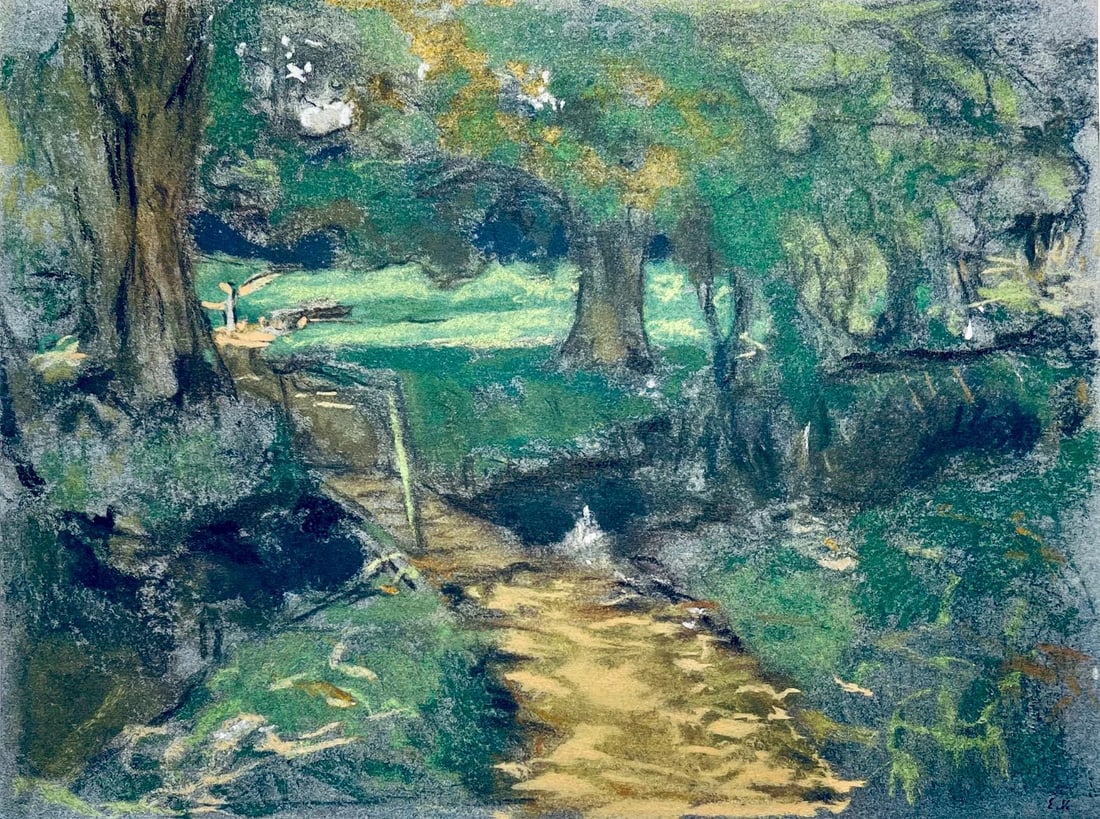 Edouard Vuillard, Composition, Vuillard, Douze Pastels, Limited Edition Lithograph: Lithograph and stencil on velin paper mounted on backing museum board, as issued. Unsigned and unnumbered, as issued. Paper Size: 15 x 18 inches. Excellent condition. Notes: From the folio, Vuillard,