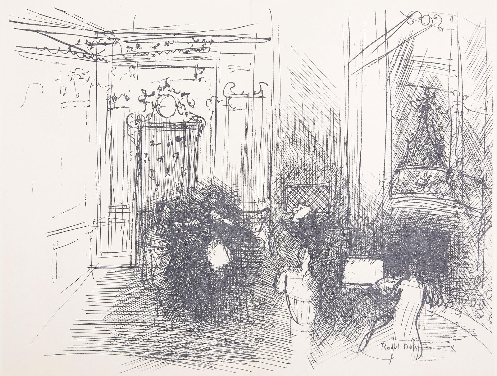 Raoul Dufy, Dessin, Lettre a mon peintre Raoul Dufy, Limited Edition Lithograph (1 of 4)