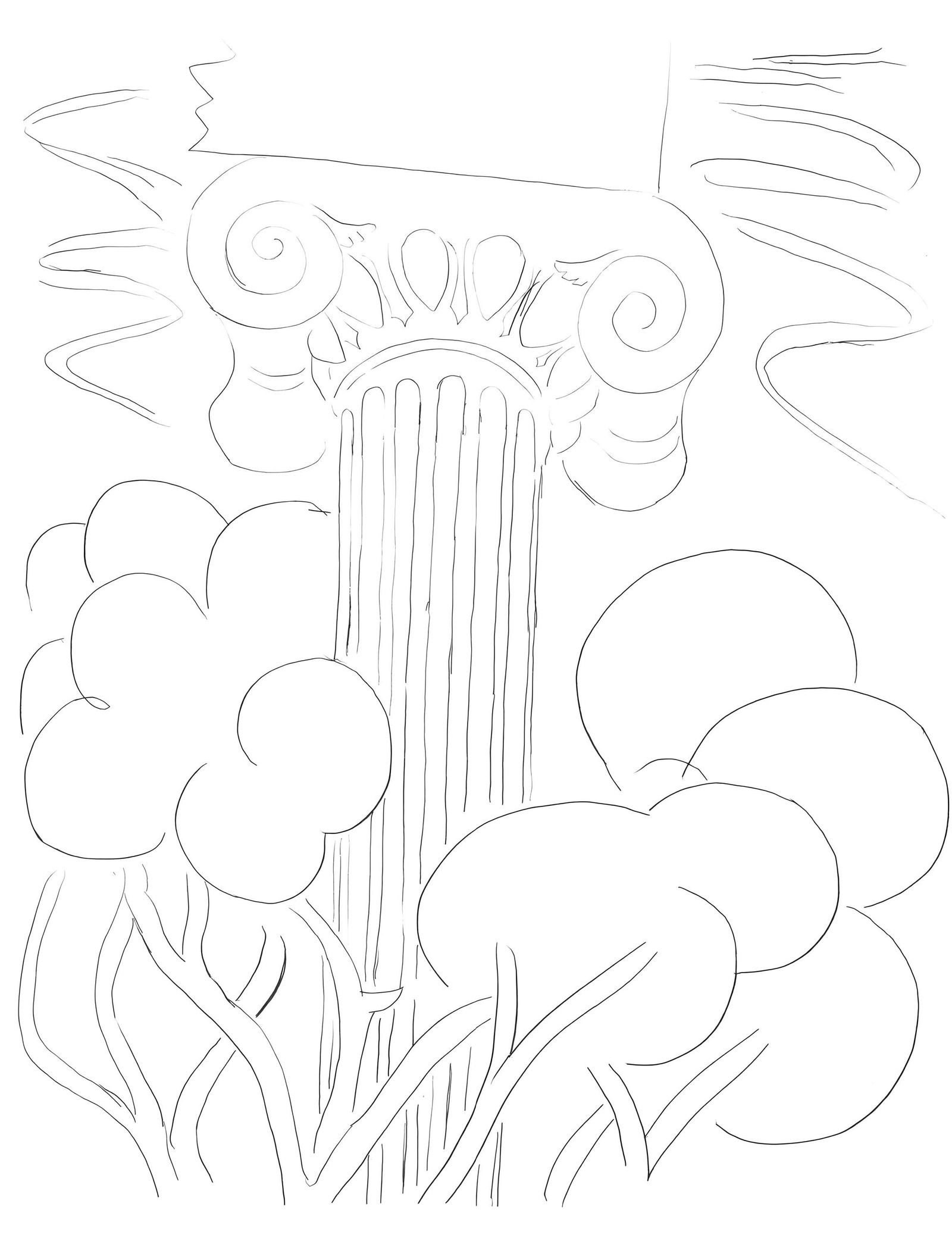 Henri Matisse, Triomphaux, Poesies de Stephane Mallarme, Limited Edition Lithograph: Lithograph on velin papier bouffant des Papeteries de Casteljaloux paper. Paper Size: 11.02 x 8.46 inches. Inscription: Unsigned and unnumbered, as issued. Condition: Very good/excellent, consistent w