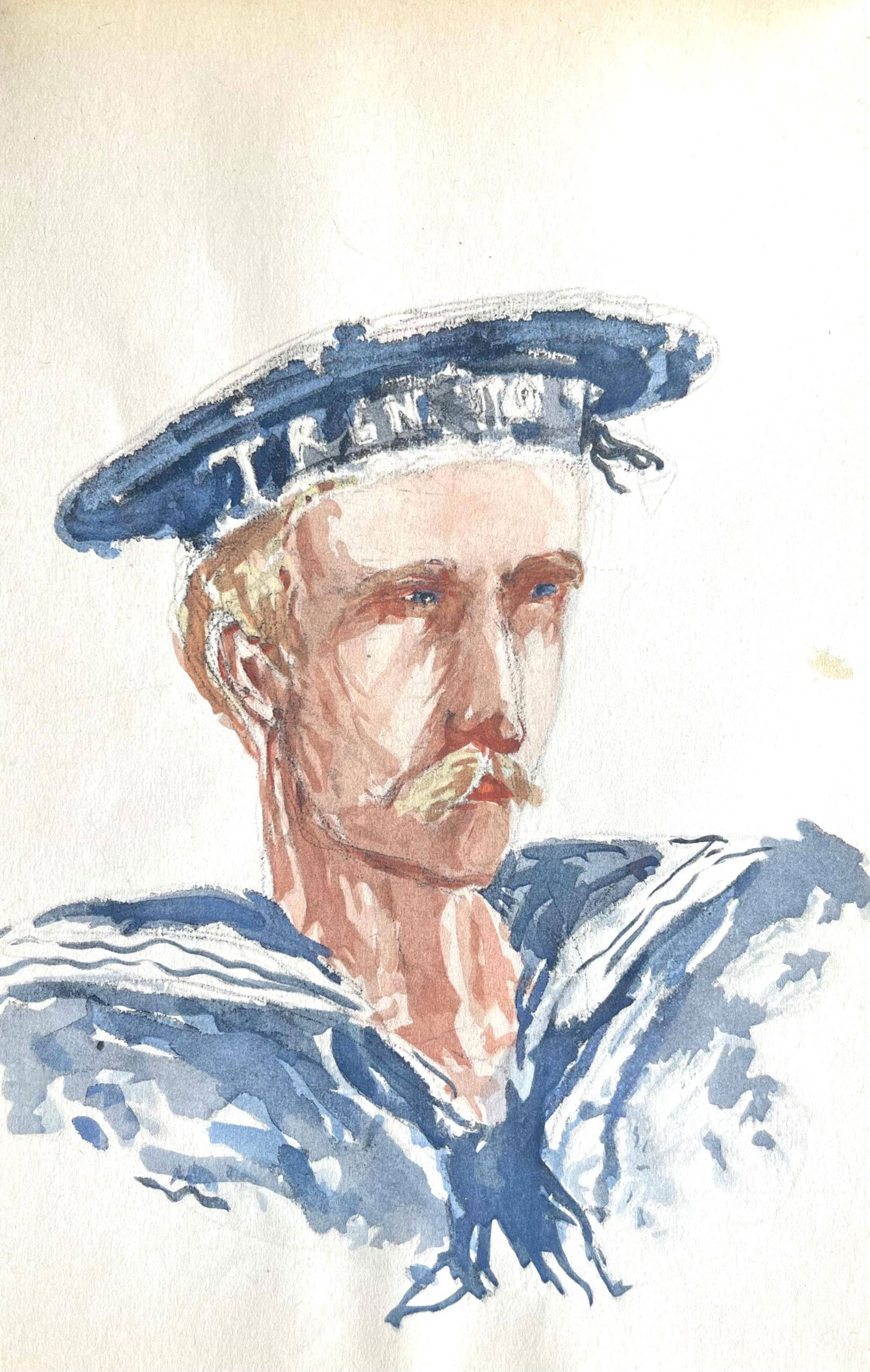 Henri de Toulouse-Lautrec, Composition, Toulouse-Lautrec, Album De Marine, Limited Edition: Lithograph and stencil on Papeteries de Rives paper. Paper size: 8.86 x 5.71 inches. Excellent condition. Inscription: Unsigned and unnumbered, as issued. Notes: From the album, Toulouse-Lautrec Album