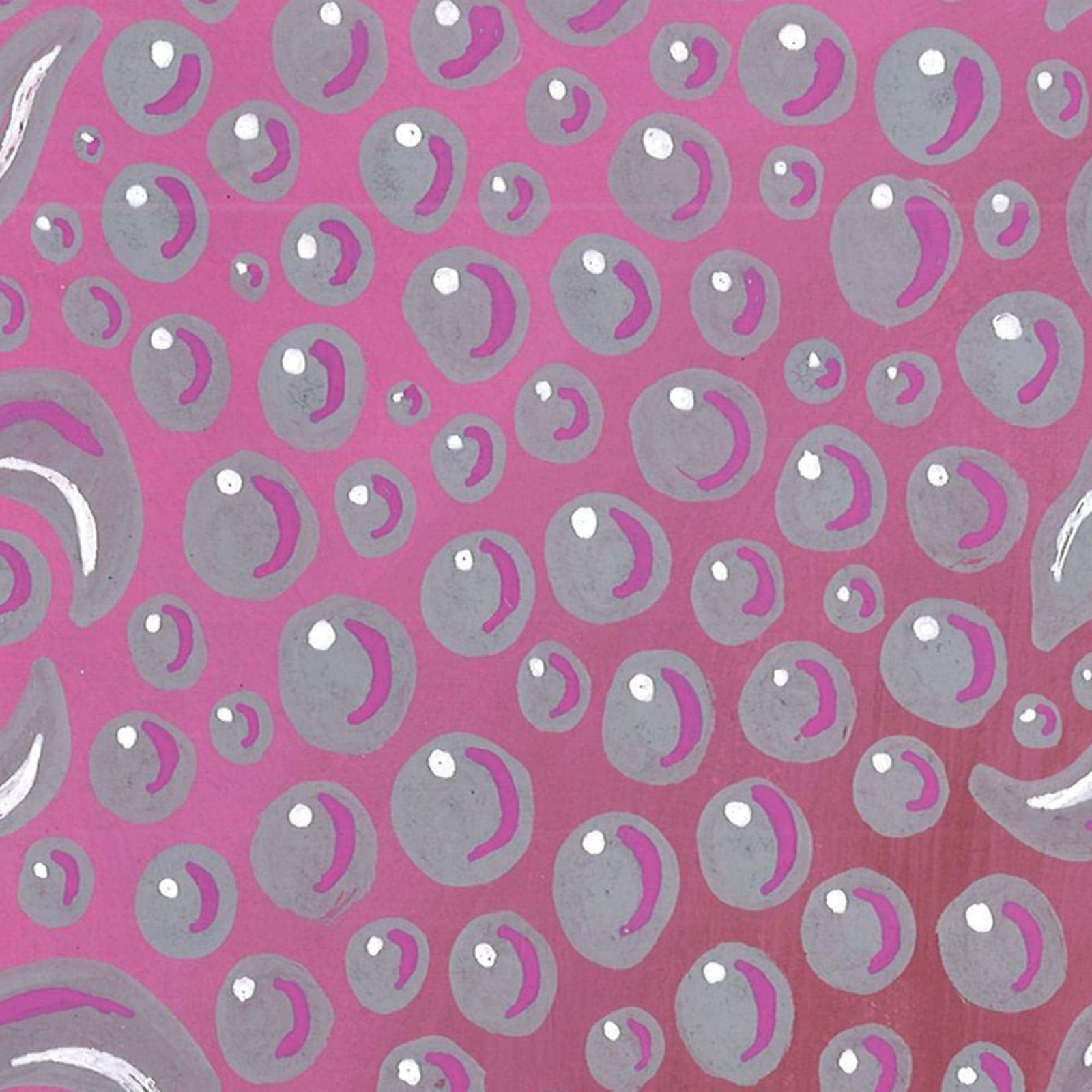 Grey Drops with Dots - 4