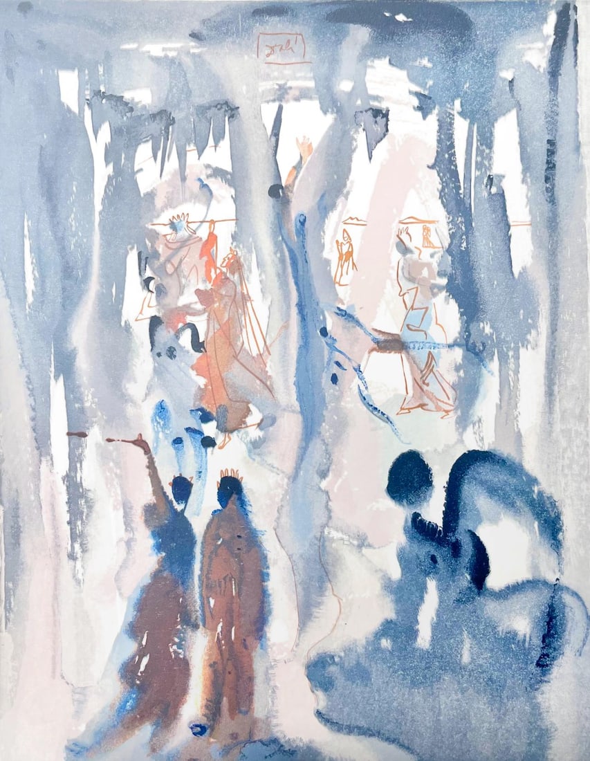 Salvador Dali, Paradies XIII (Michler/Lopsinger 1039-1138; Field 189-200), Die Gottliche Komodie, (1 of 4)