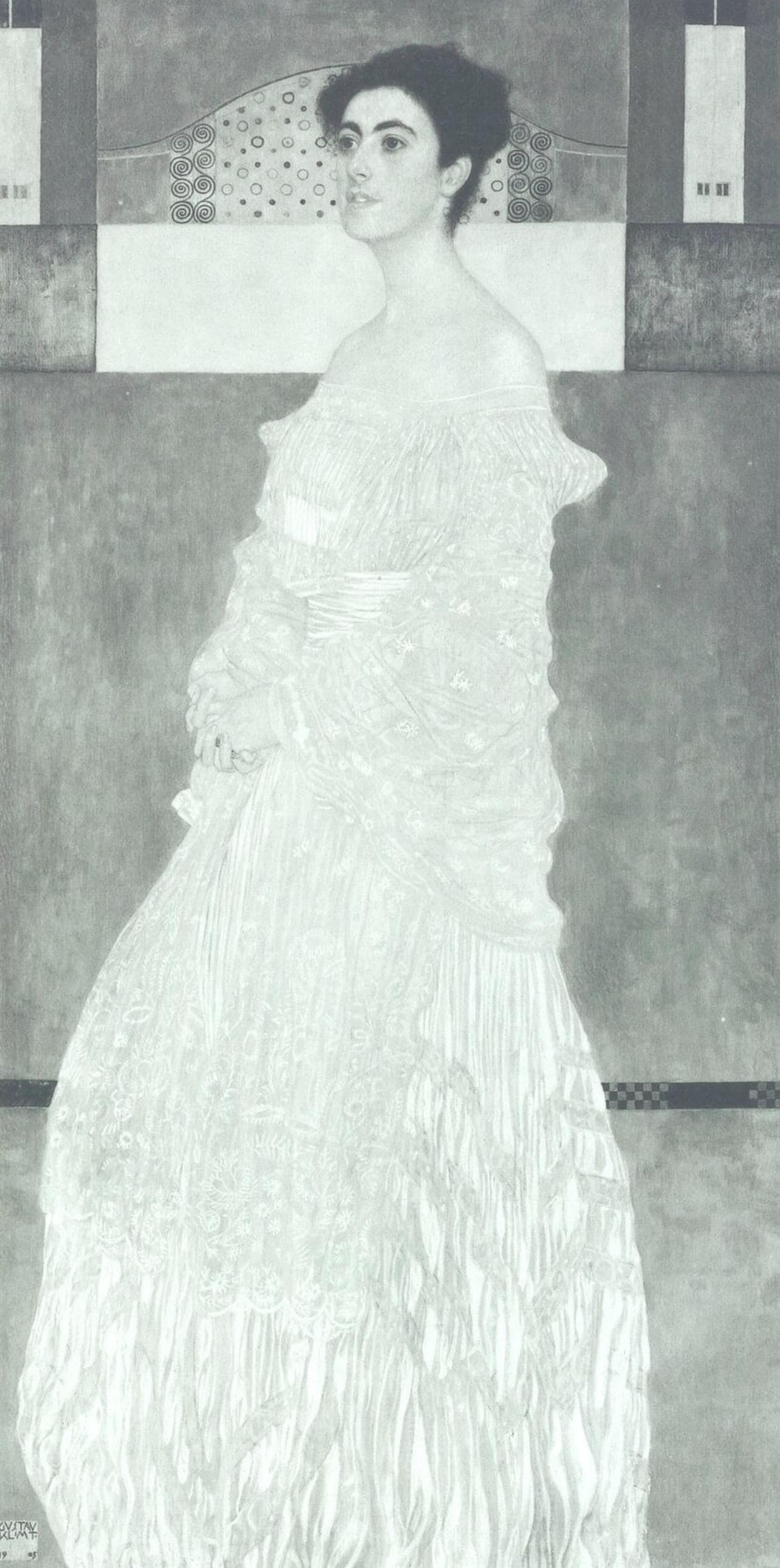 Gustav Klimt, Bildnis Baronin Wittgenstein, from Eine Nachlese, Limited Edition Heliogravure and (1 of 4)