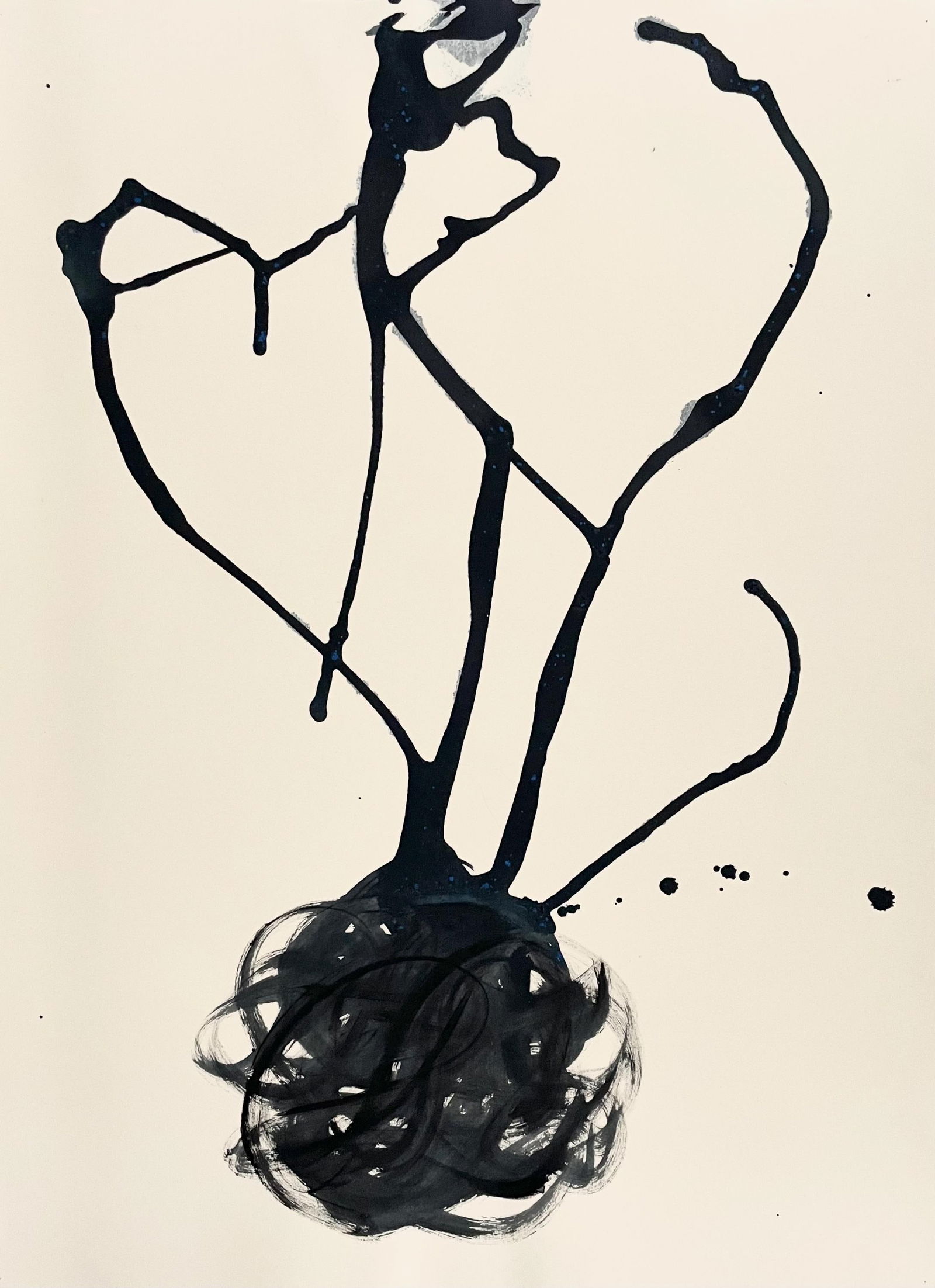 Dale Chihuly, Composition, Ikebana Series, Original Painting (1 of 4)