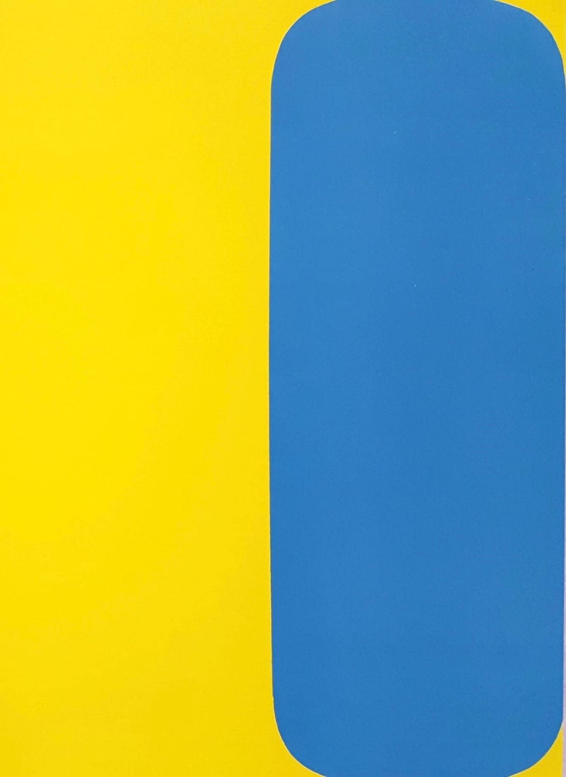 Ellsworth Kelly, Composition (Axsom Ib), Derriere le miroir, Limited Edition Lithograph (1 of 4)