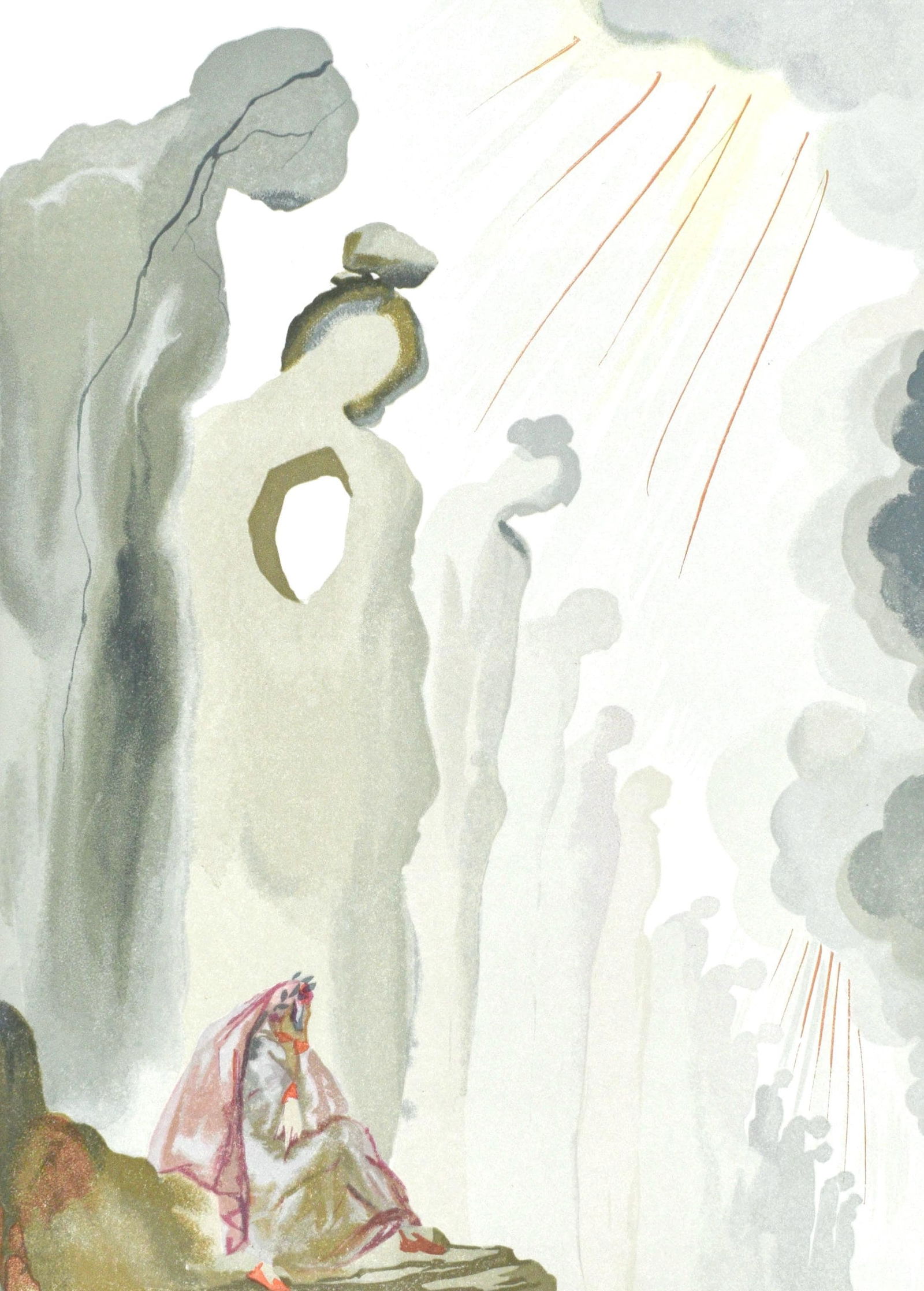Salvador Dali, Le Purgatoire XIII (Michler/Lopsinger 1039-1138; Field 189-200), La Divine Comedie, (1 of 4)