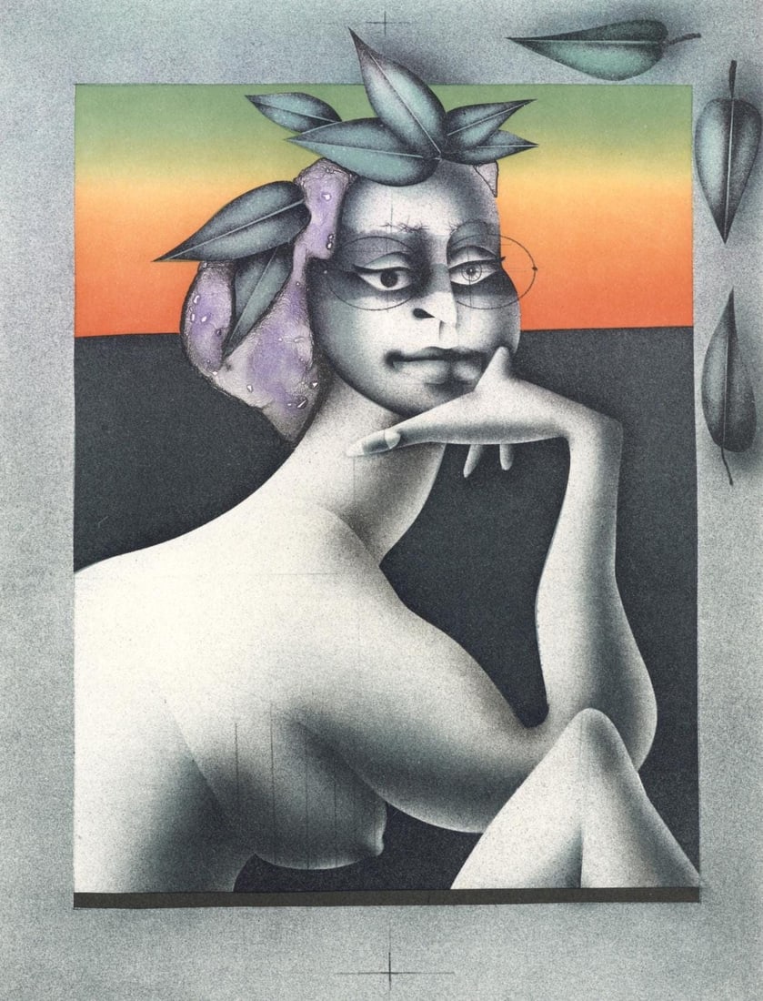 Paul Wunderlich, Composition, XXe siecle, Limited Edition Lithograph (1 of 4)