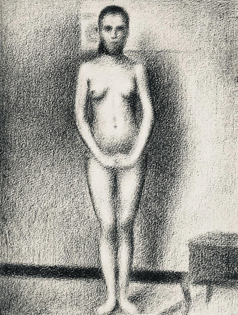 Georges Seurat, La poseuse debout, Seurat, Limited Edition Lithograph: Lithograph on velin du Canson & Montgolfier Vidalon-Les-Annonay paper. Paper size: 12.5 x 9.75 inches. Excellent condition. Inscription: Unsigned and unnumbered, as issued. Notes: From the album,