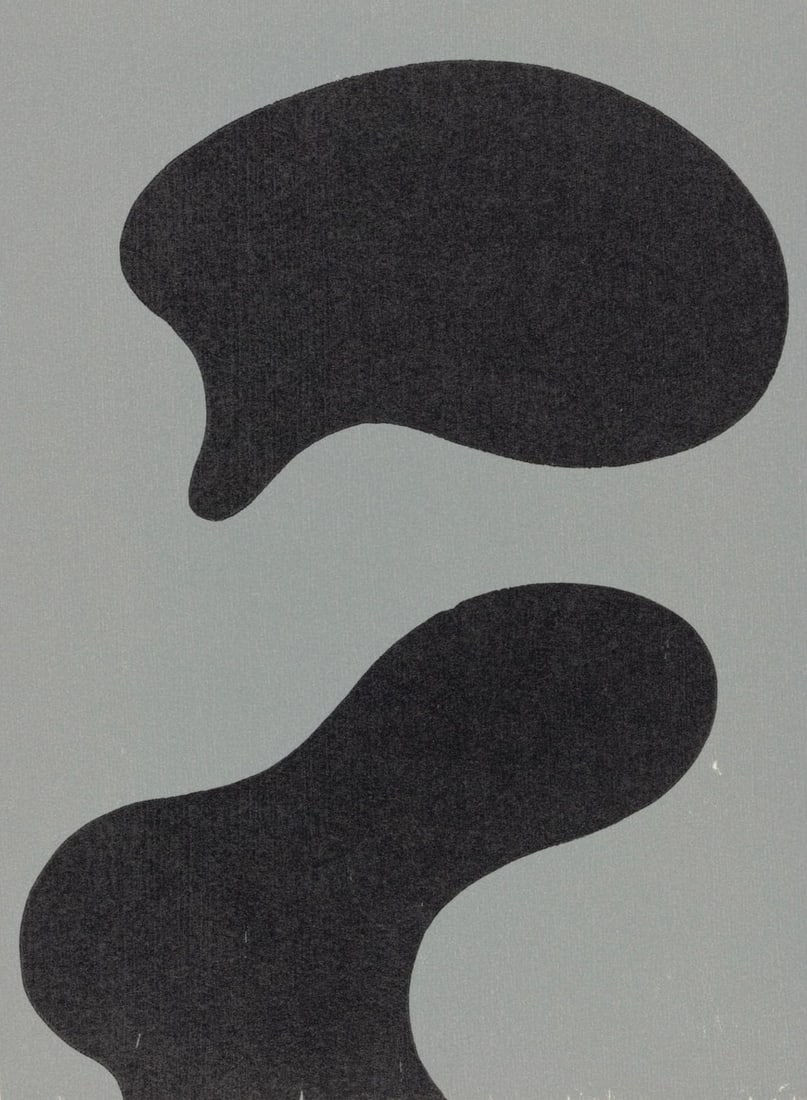 Hans Jean Arp, Composition (Arntz 148-175; Hagenbach A 25; Bolliger 54), Dreams and Projects,: Woodcut on velin d'Arches paper. Paper size: 11.25 x 8.875 inches. Excellent condition. Inscription: Unsigned and unnumbered, as issued. Notes: From the folio, Jean Arp, Dreams and Projects, 1951-1952